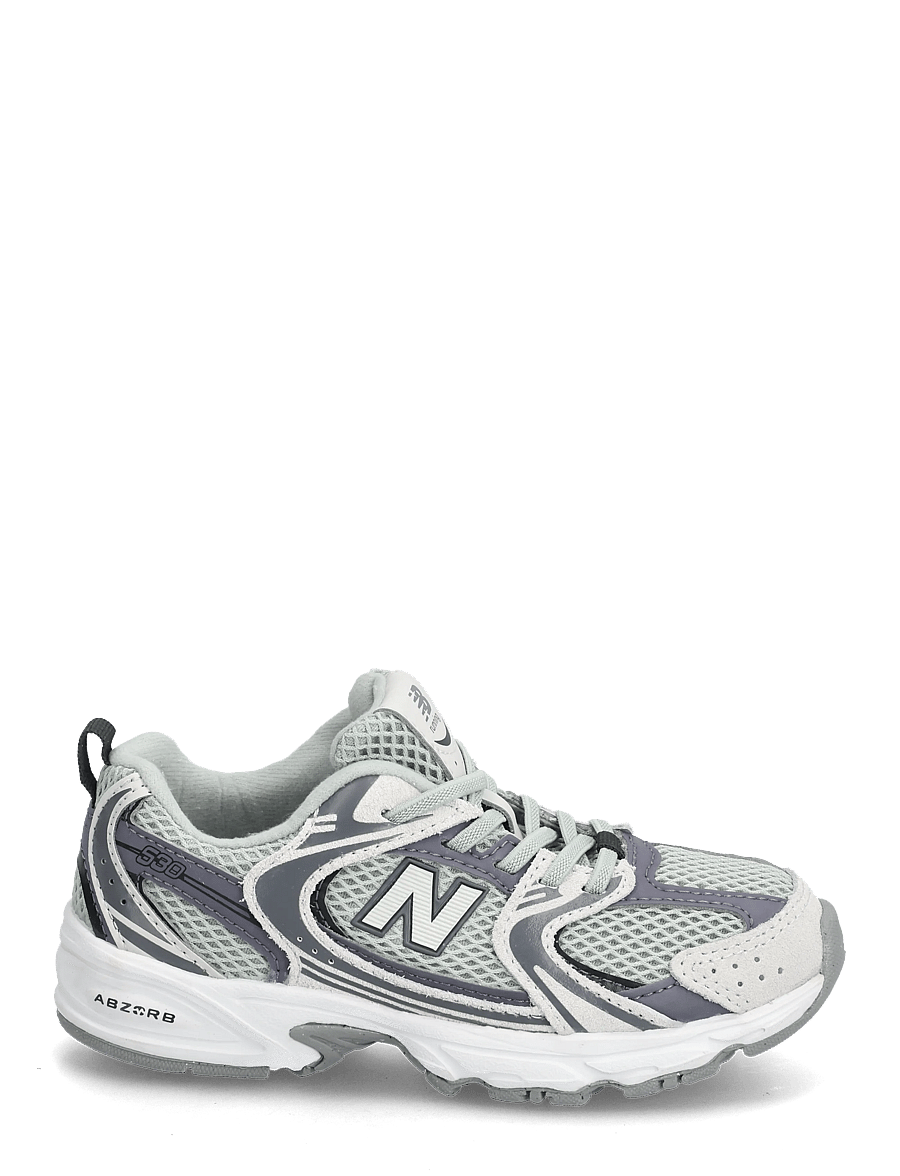 New Balance - New Balance 530 Kids Bungee Lace - lave sneakers - neptune grey - 1