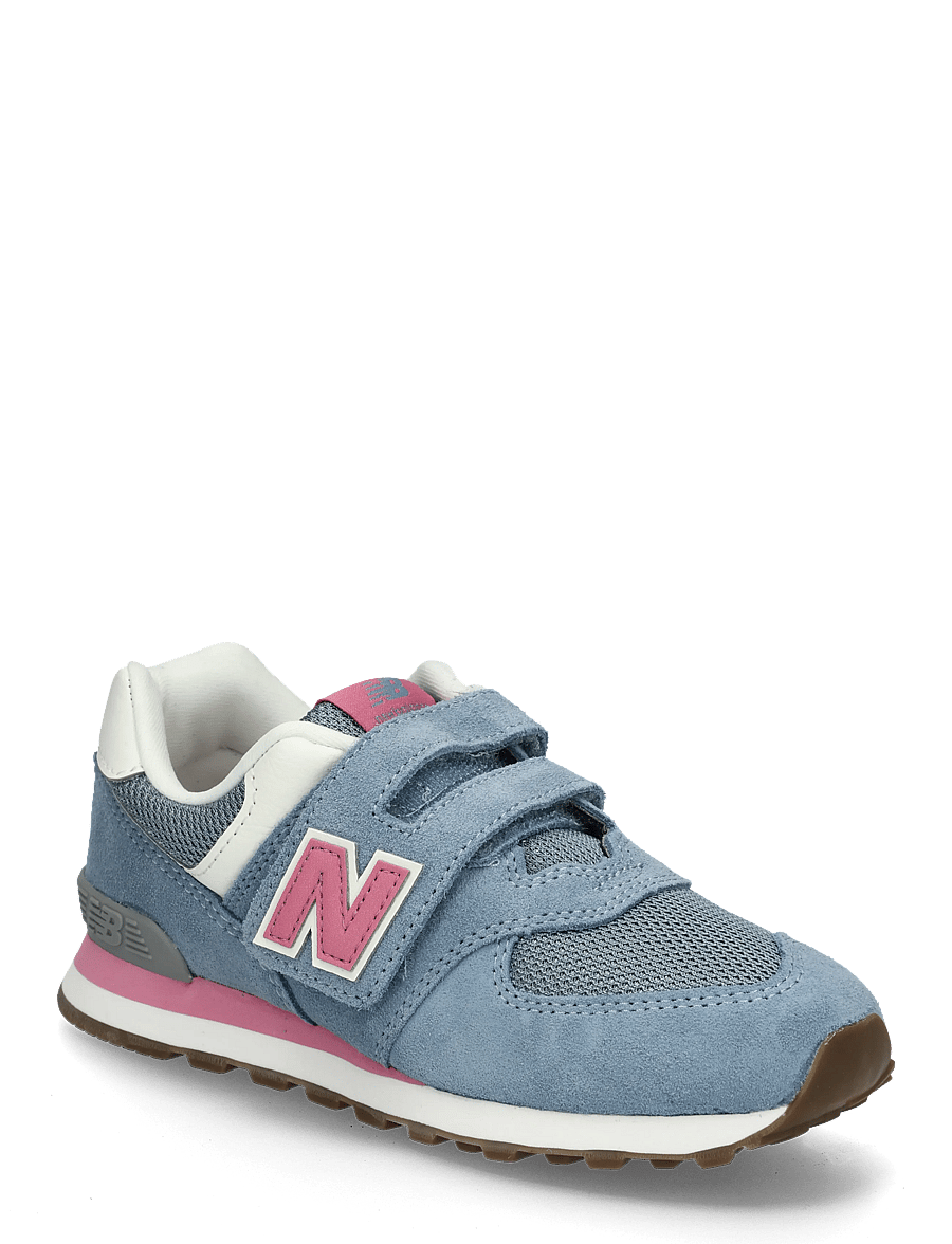 New Balance - New Balance 574 Kids Hook & Loop - low-top sneakers - zinc blue - 0