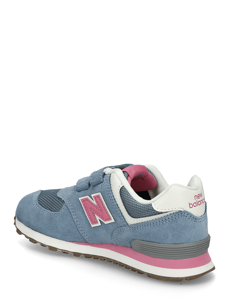 New Balance - New Balance 574 Kids Hook & Loop - low-top sneakers - zinc blue - 1