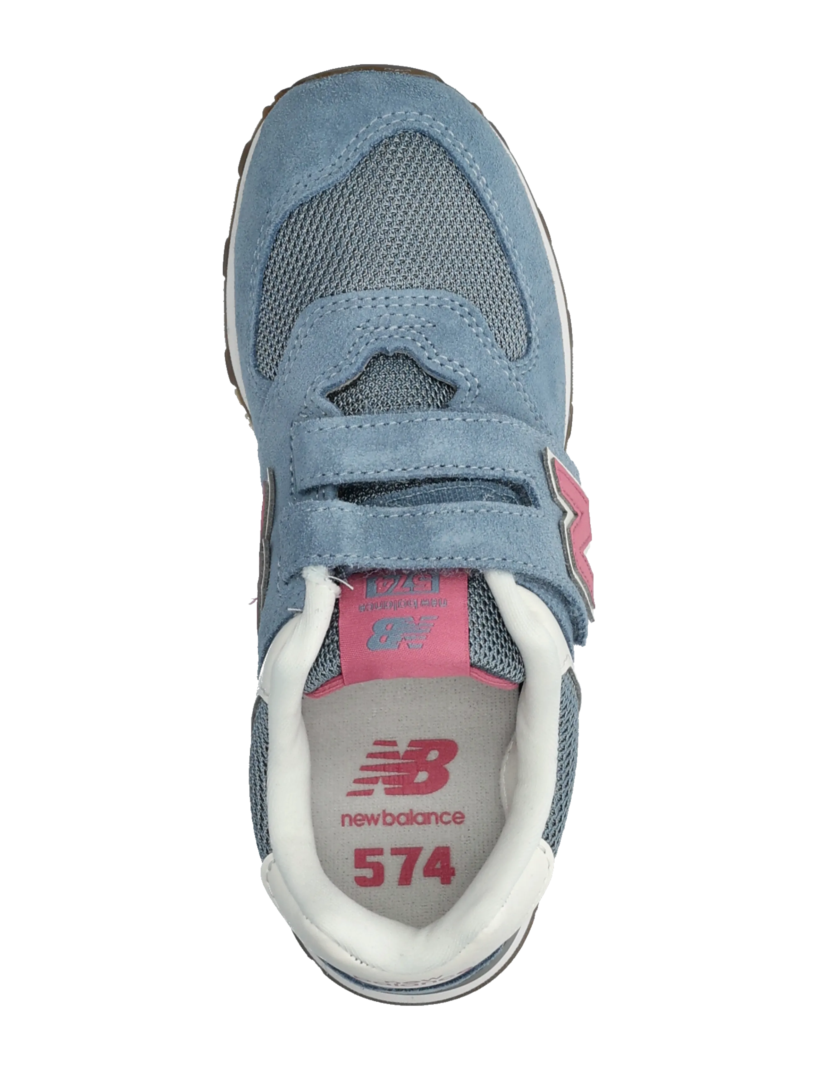 New Balance - New Balance 574 Kids Hook & Loop - low-top sneakers - zinc blue - 3