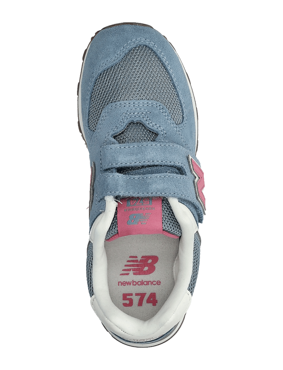 New Balance - New Balance 574 Kids Hook & Loop - low-top sneakers - zinc blue - 3