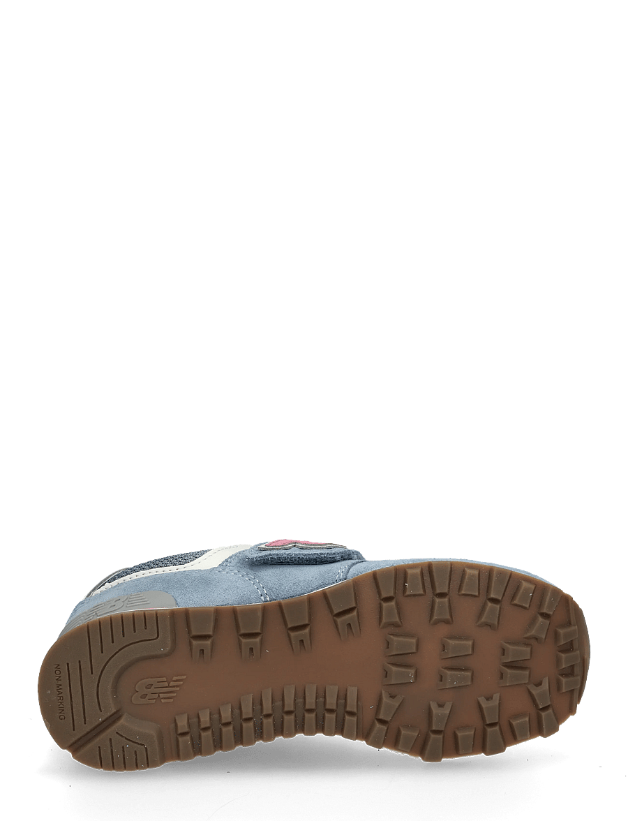 New Balance - New Balance 574 Kids Hook & Loop - low-top sneakers - zinc blue - 4