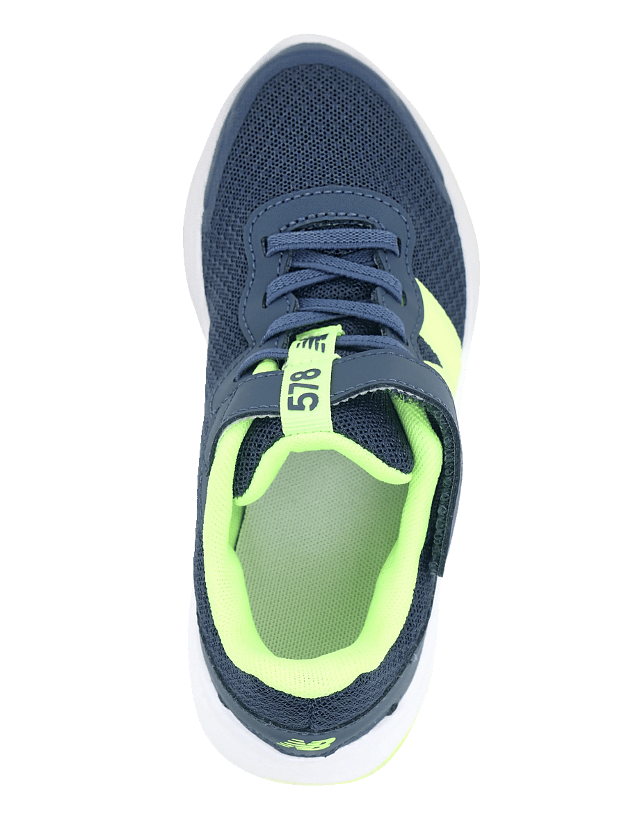 New Balance - New Balance FreshFoam 578 Kids Bungee Lace with Top Strap - løbesko - vintage indigo - 3