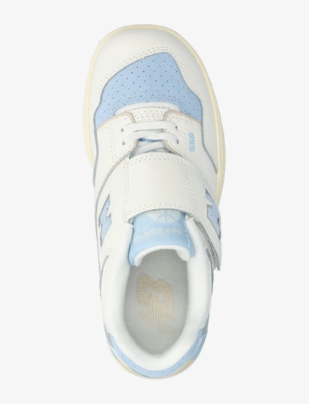 New Balance - New Balance 550 Kids Bungee Lace with Hook & Loop Top Strap - kõrge säärega tossud - sea salt - 3