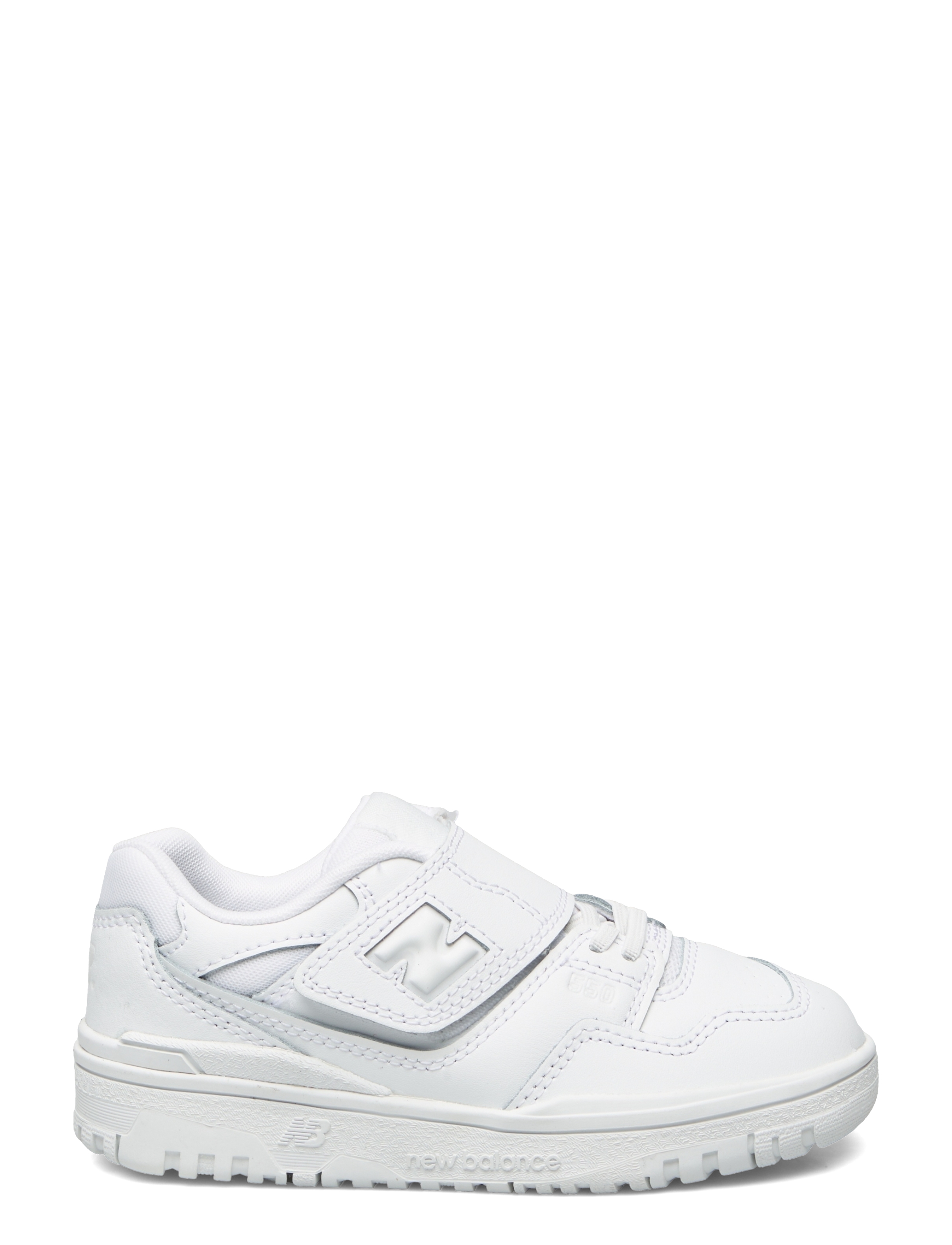 New Balance - New Balance 550 Kids Bungee Lace with Hook & Loop Top Strap - white - 1