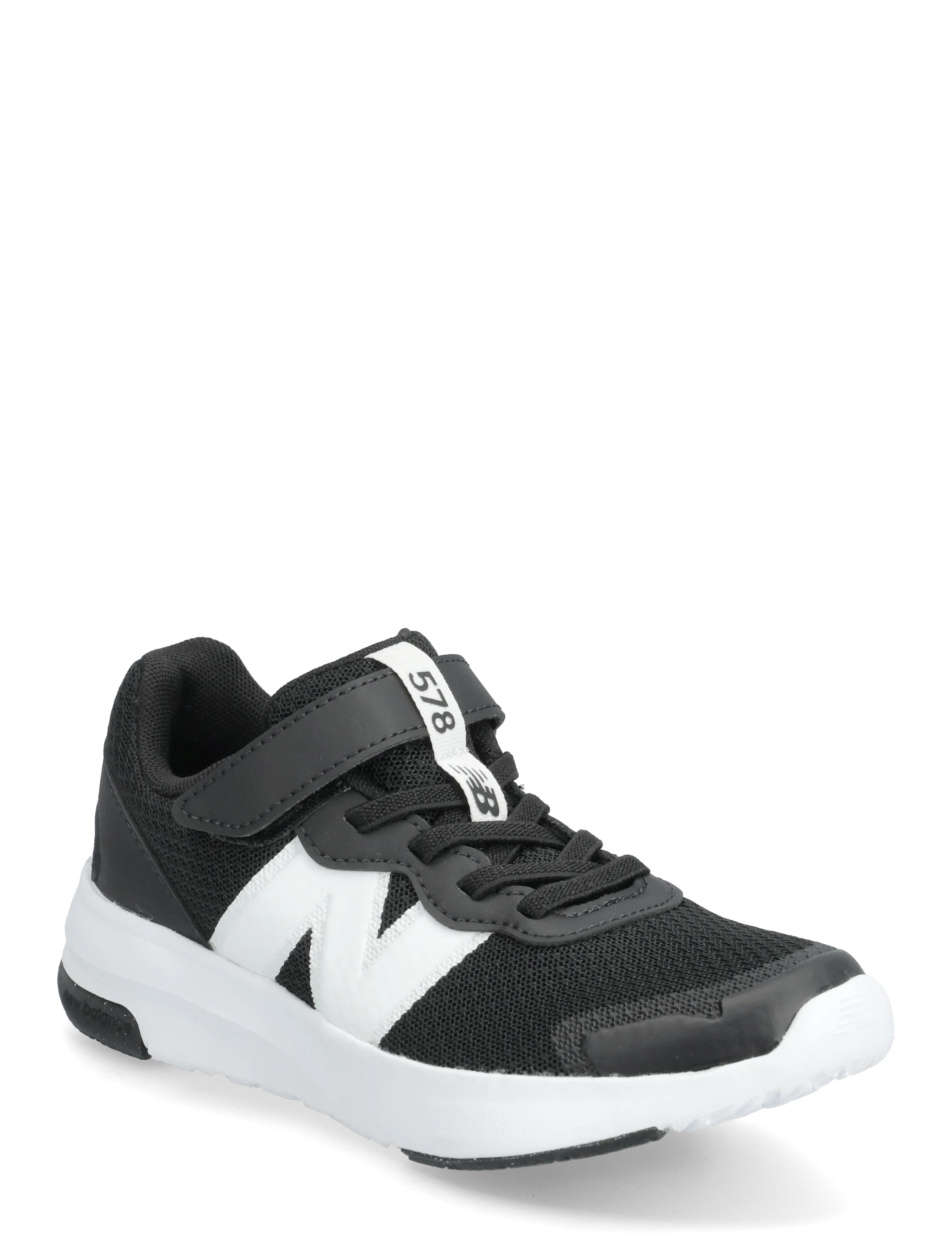 New Balance 578 Kids Bungee Lace With Top Strap, 32, Schwarz, Kinder