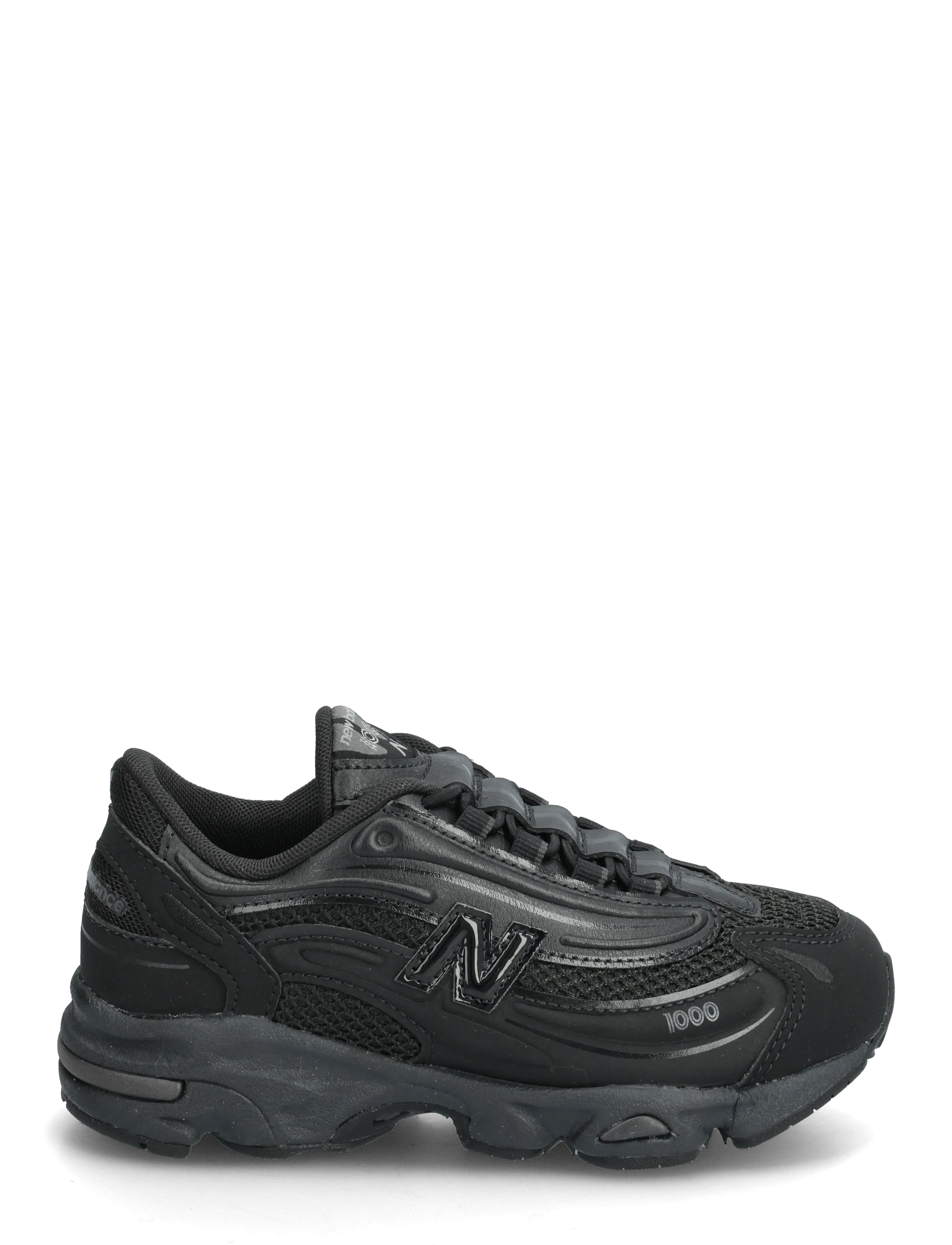 New Balance - New Balance 1000 Kids Bungee Lace - lágir strigaskór - black - 1