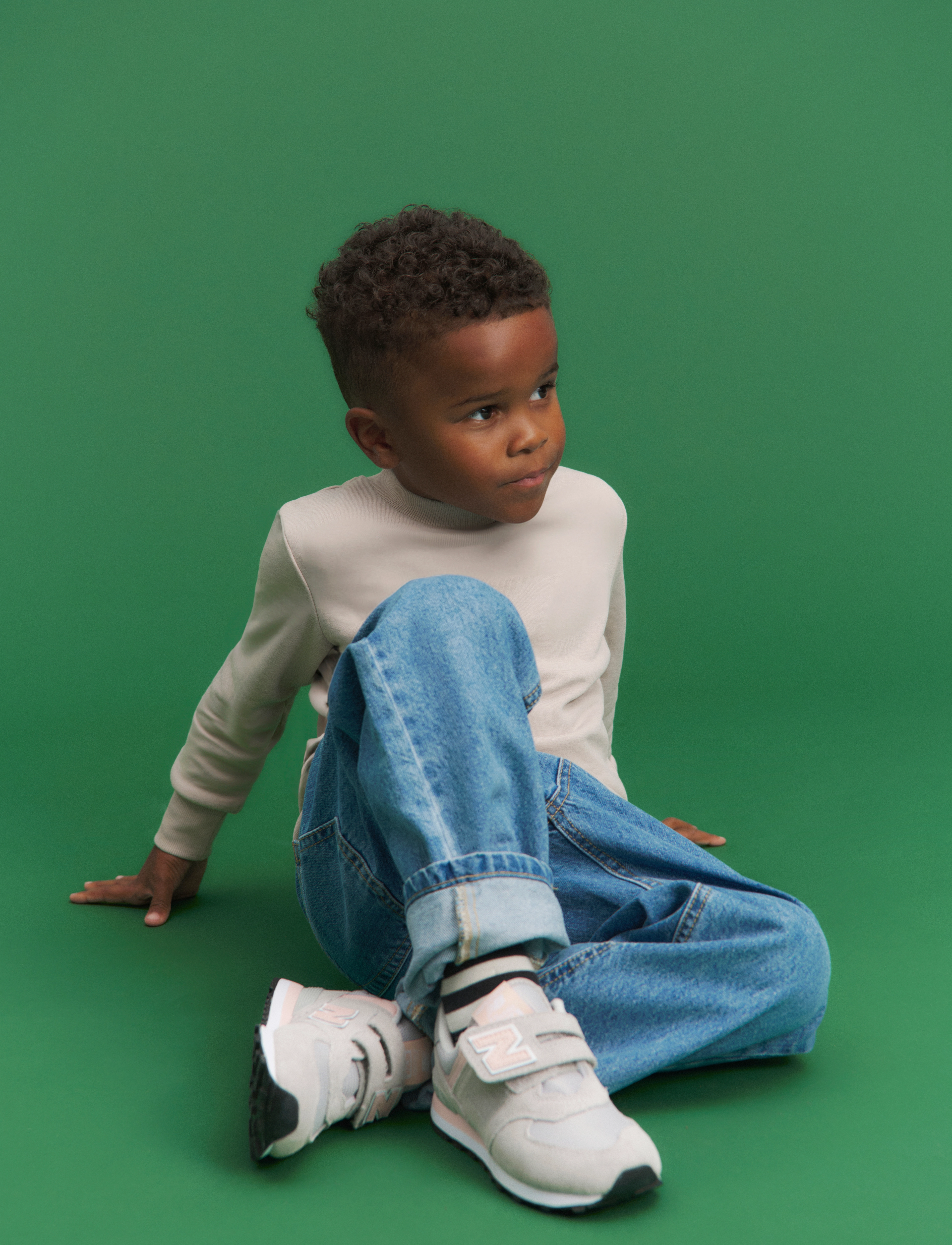 New Balance 574 Core Kids Hook & Loop, 28, Sneakers, Grau - Low-top Kinder