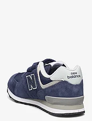 New Balance - New Balance 574 Kids Hook & Loop - lave sneakers - navy - 2