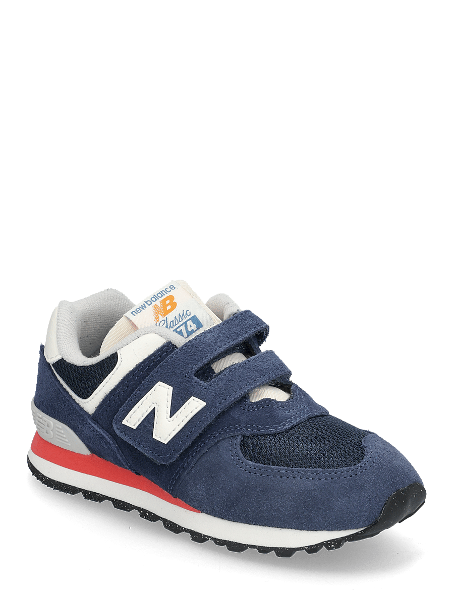 New Balance - New Balance 574 Kids Hook & Loop - niedriger schnitt - nb navy - 0