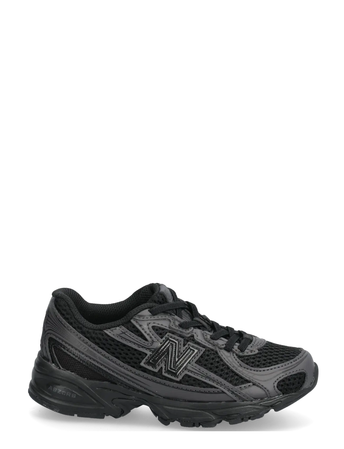 New Balance - New Balance 740 Kids Bungee Lace - lave sneakers - black cement - 1