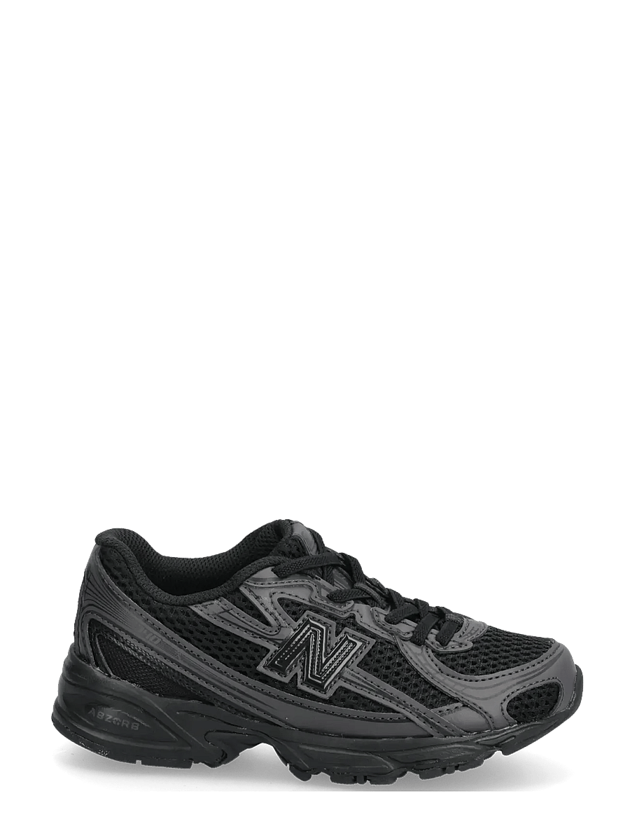 New Balance - New Balance 740 Kids Bungee Lace - lave sneakers - black cement - 1