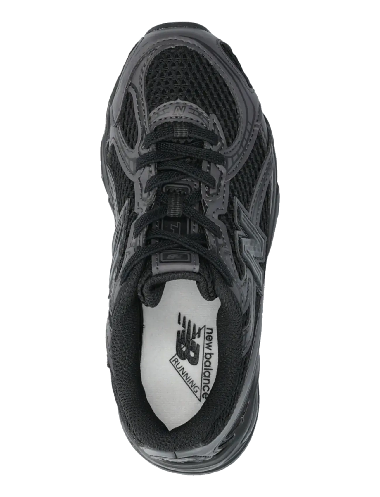 New Balance - New Balance 740 Kids Bungee Lace - lave sneakers - black cement - 3