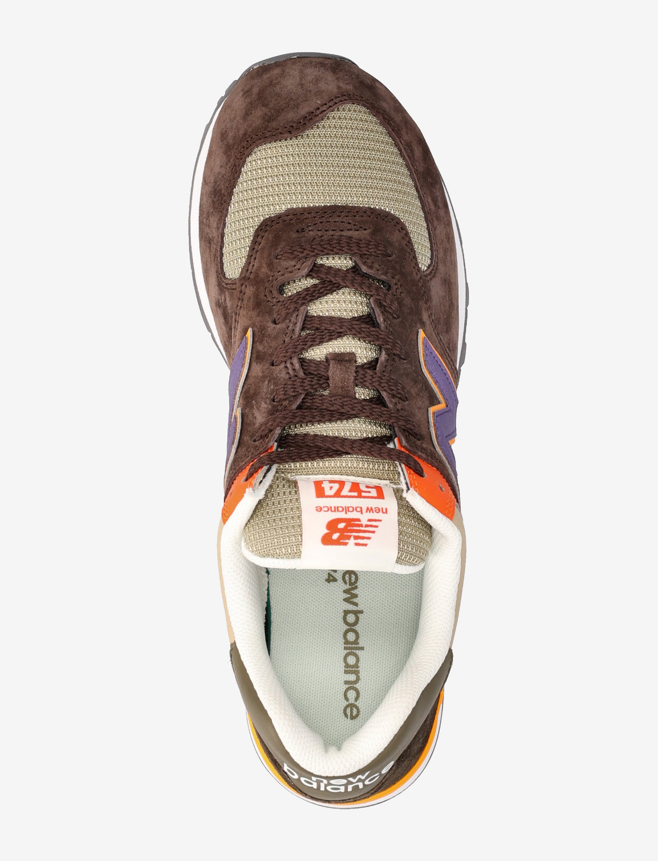 New Balance - New Balance 574 - brown-green-orange - 3