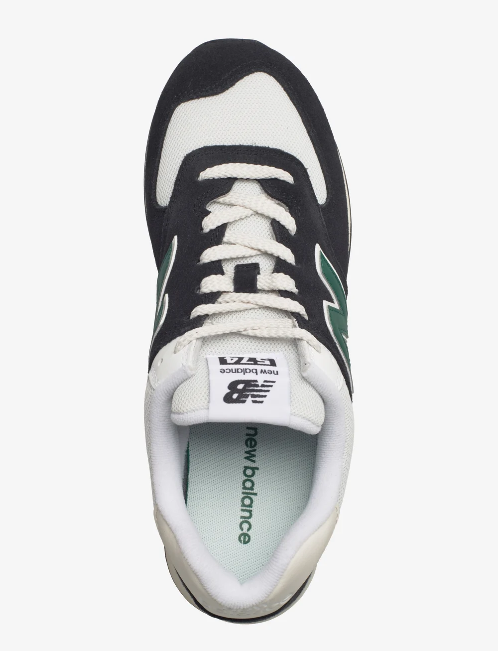 Black and green new balance 574 sales