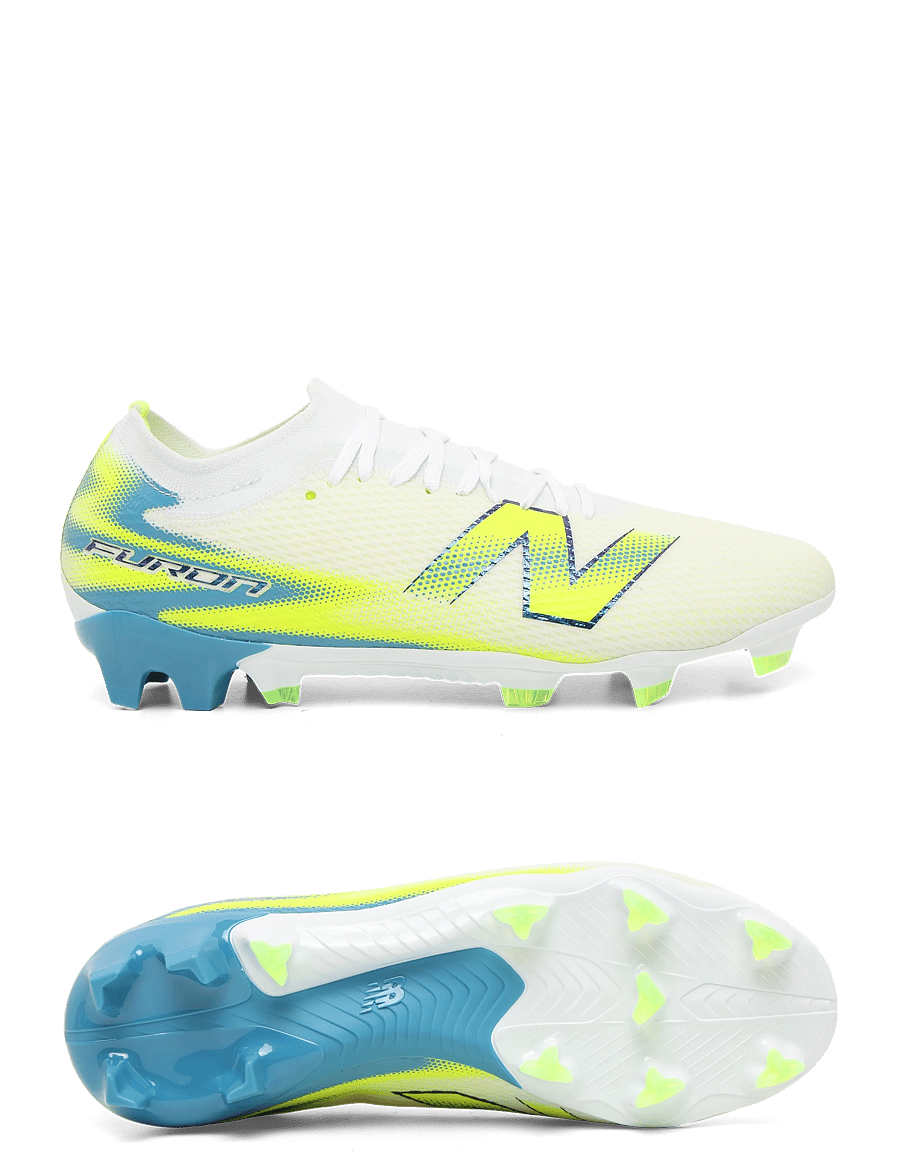 New Balance - Furon v9 Team FG - football boots - white - 0