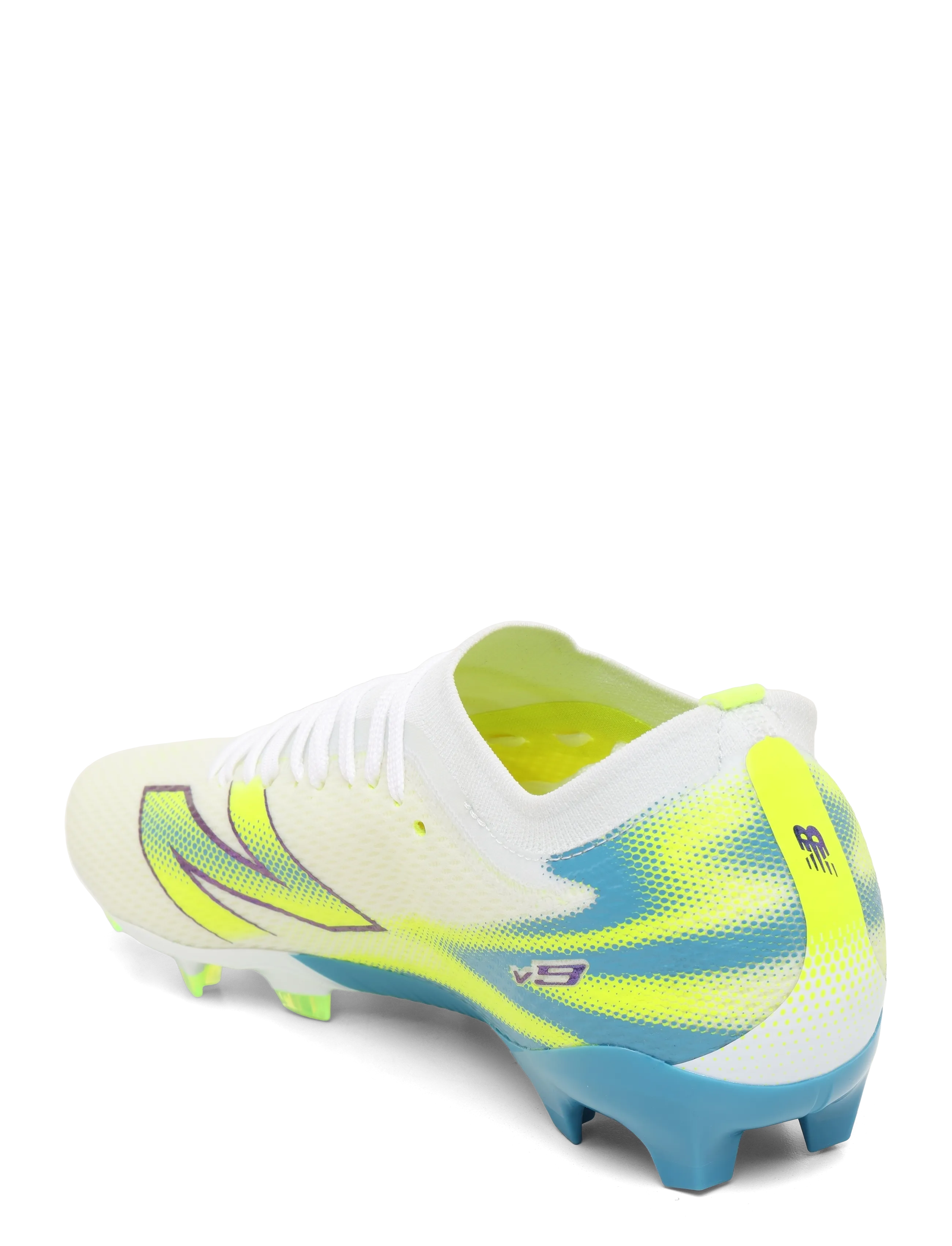 New Balance - Furon v9 Team FG - football boots - white - 2