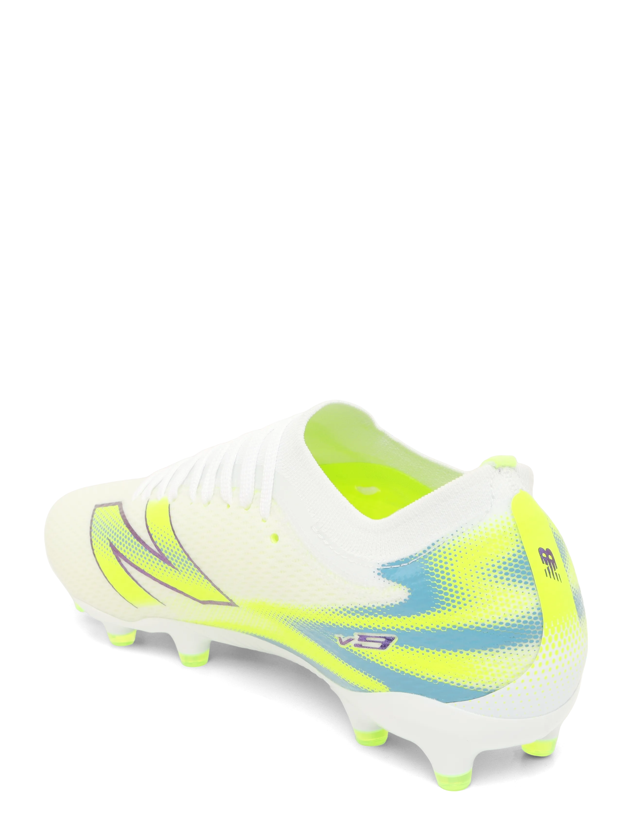New Balance - Furon v9 Team MG - football boots - white - 2