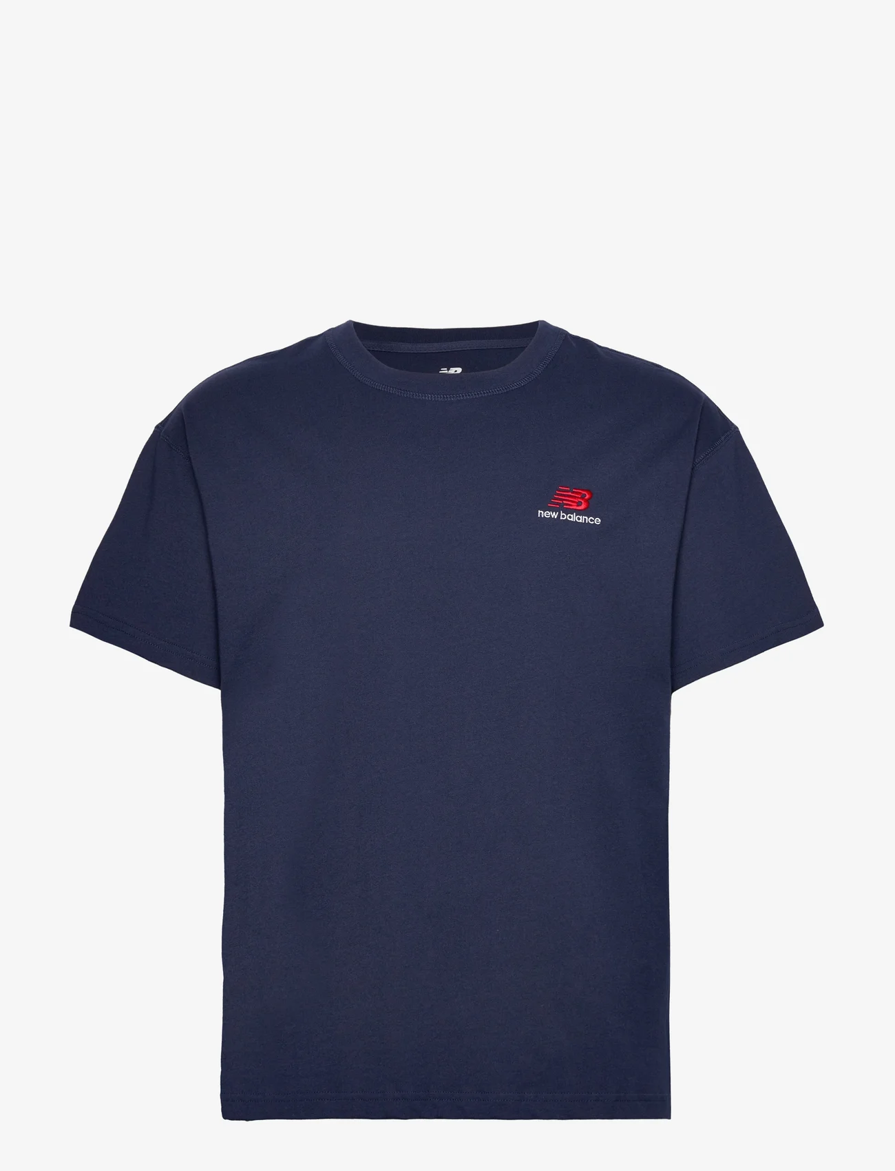 New Balance - Uni-ssentials Cotton T-Shirt - die niedrigsten preise - natural indigo - 0