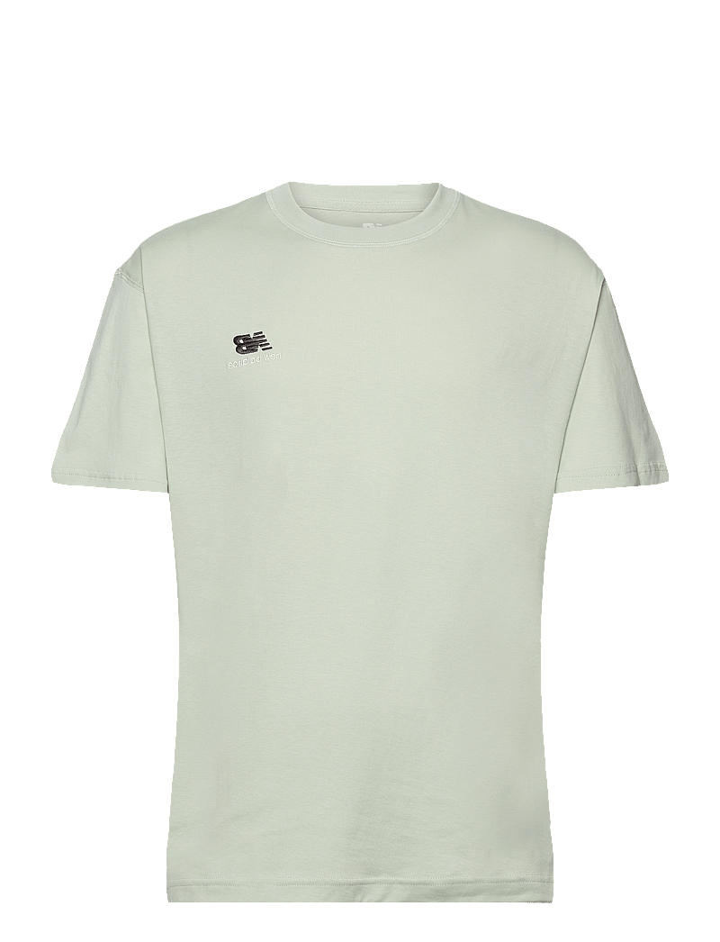 New Balance - Uni-ssentials Cotton T-Shirt - t-shirts - silver moss - 0