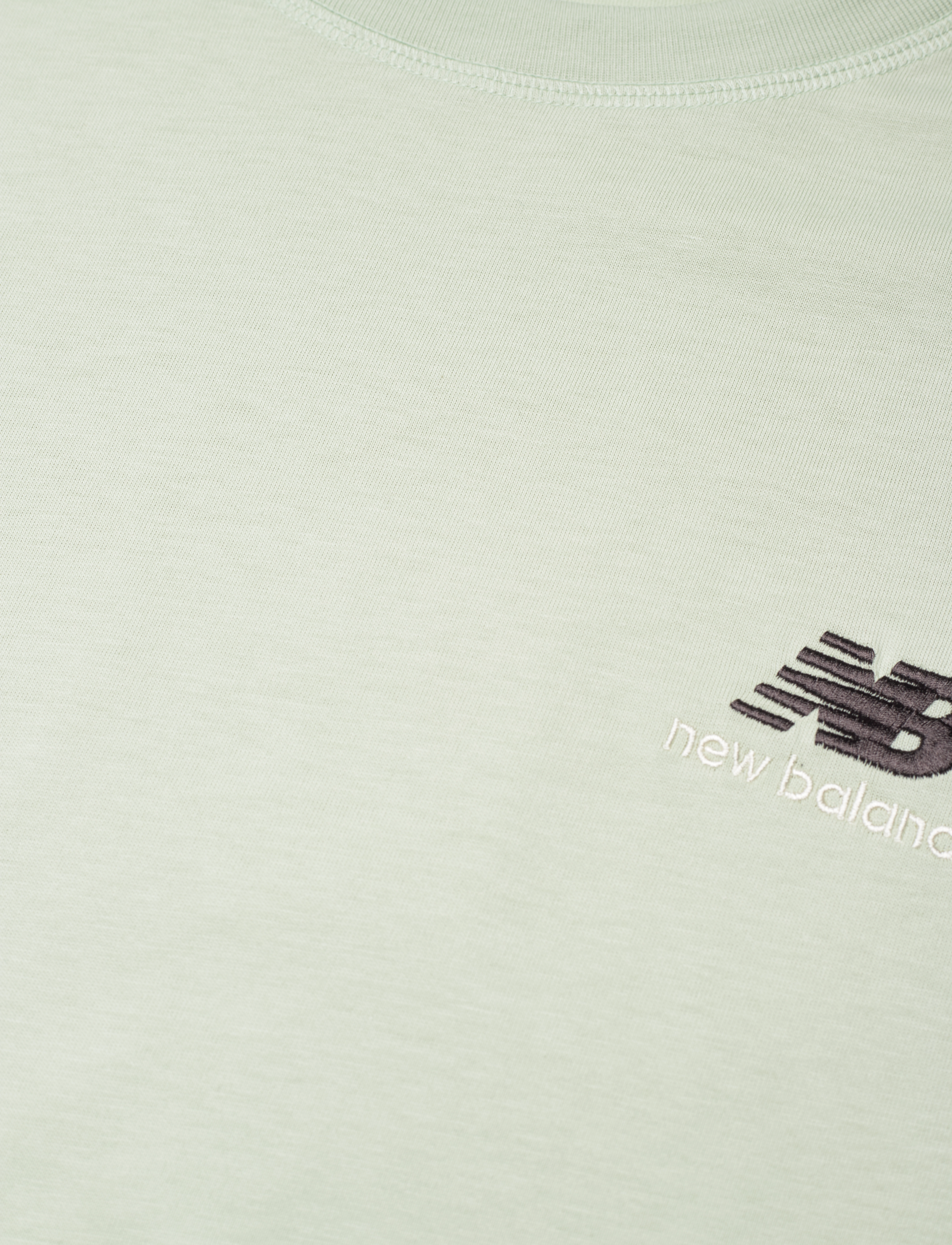 New Balance - Uni-ssentials Cotton T-Shirt - lägsta priserna - silver moss - 2