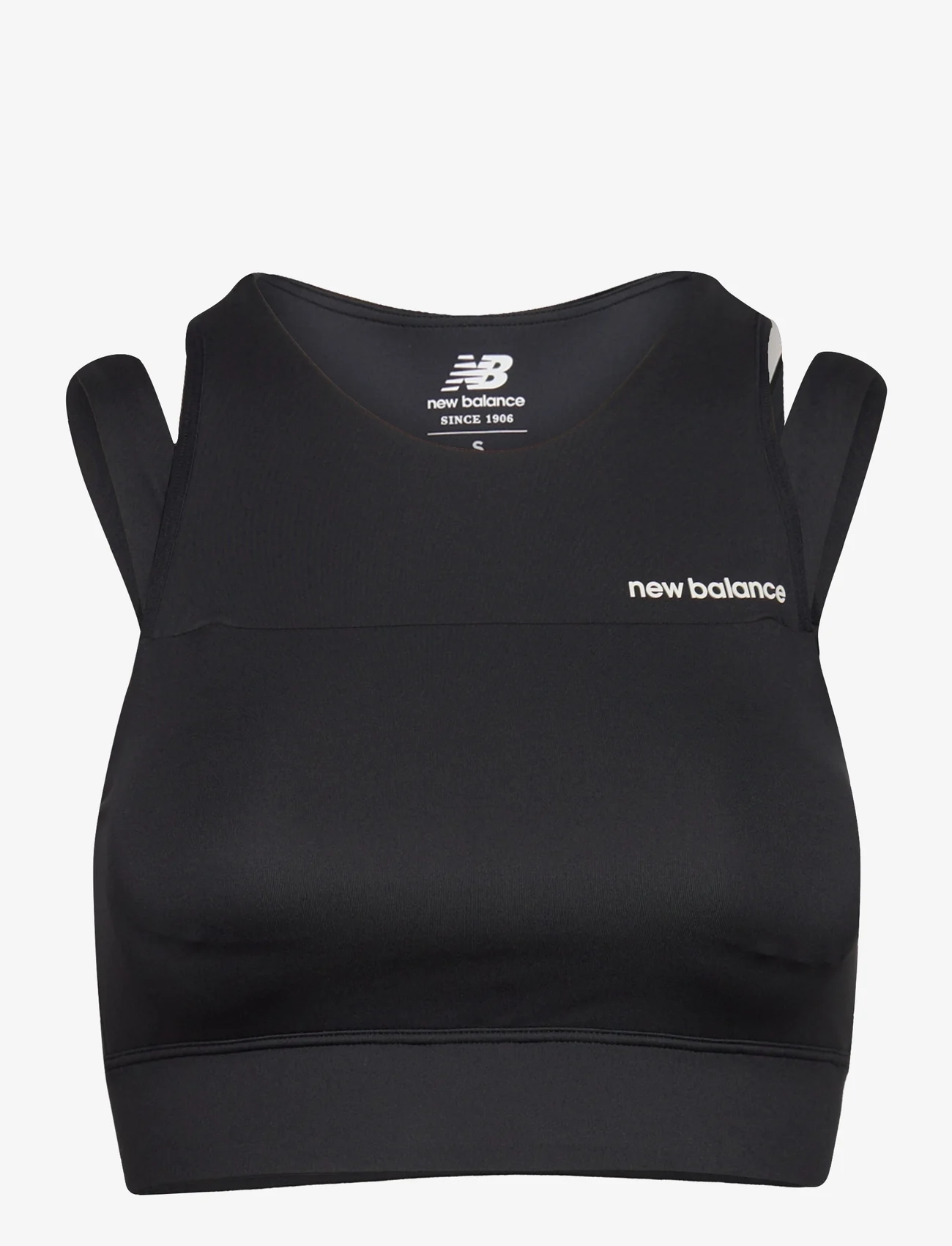 New Balance - Shape Shield Crop Bra - sport bras: medium - black - 0