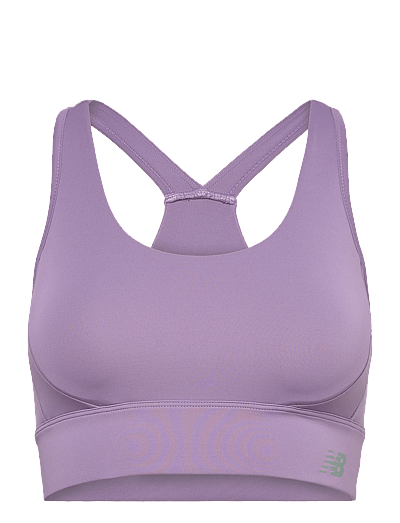 New Balance Tech Training Sports Bra - Kleidung - CANDIED VIOLET / purple