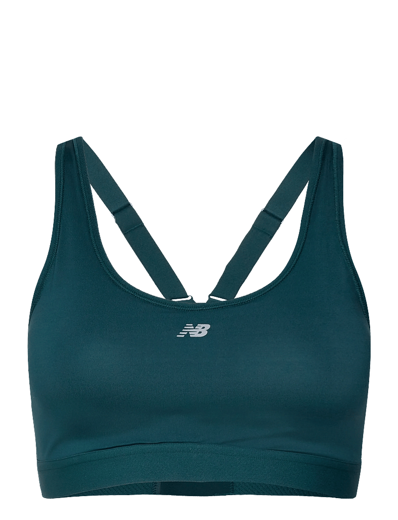 New Balance - NB Essential Run Bra - sport-bhs - medusa green - 0