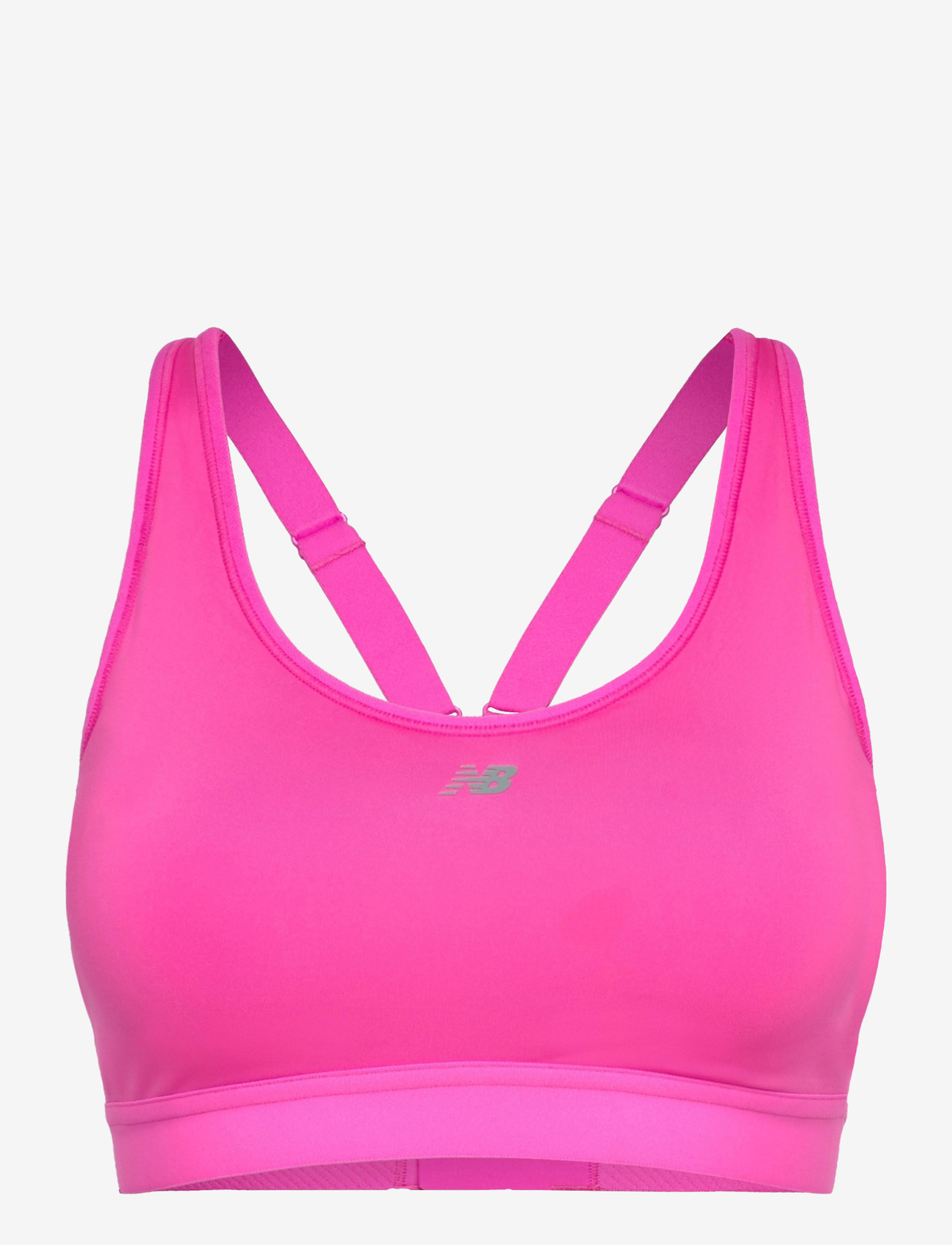 New Balance - NB Essential Run Bra - sport-bhs - pink heat - 0
