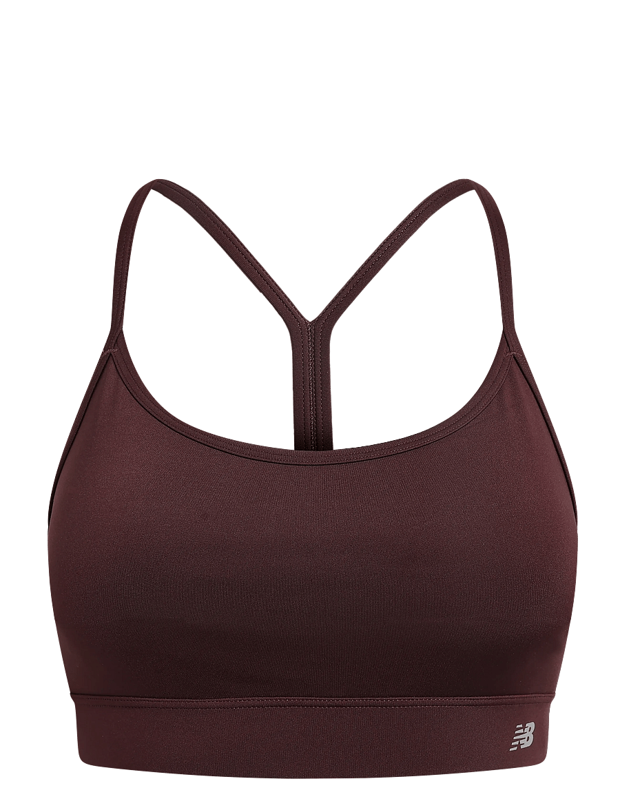 New Balance - NB Essential Yoga Bra - leichter halt - cherry leather - 0