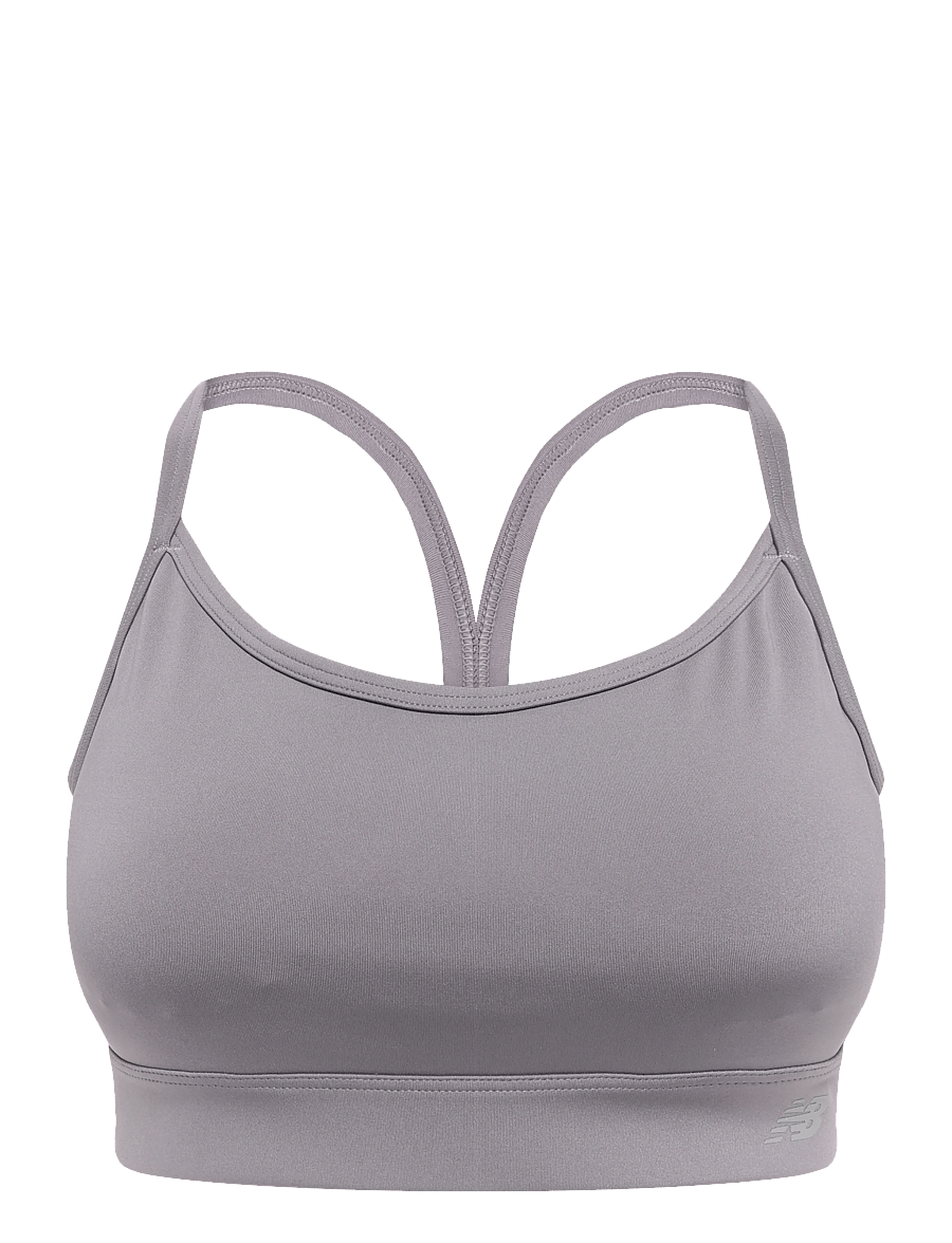 New Balance - NB Essential Yoga Bra - leichter halt - off-line grey - 0
