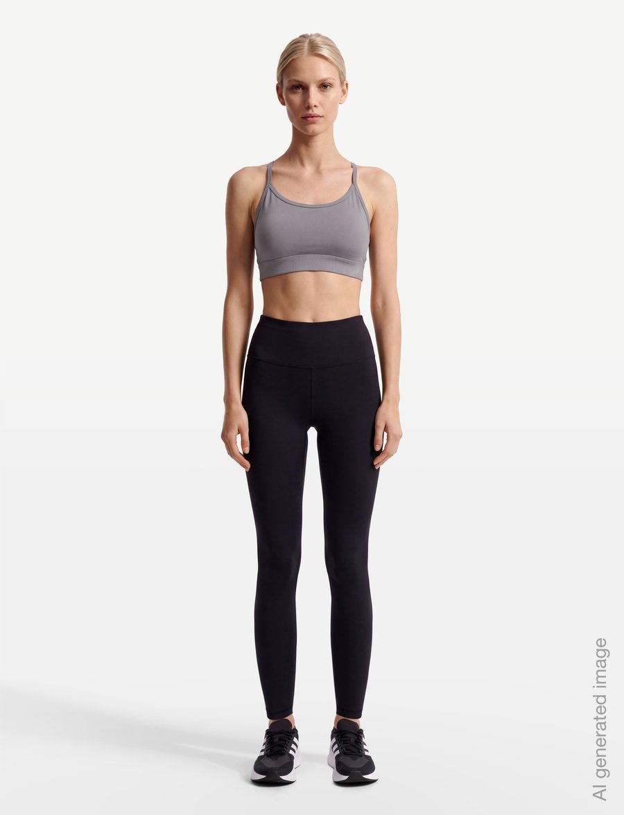 New Balance - NB Essential Yoga Bra - kerge toestus - off-line grey - 0