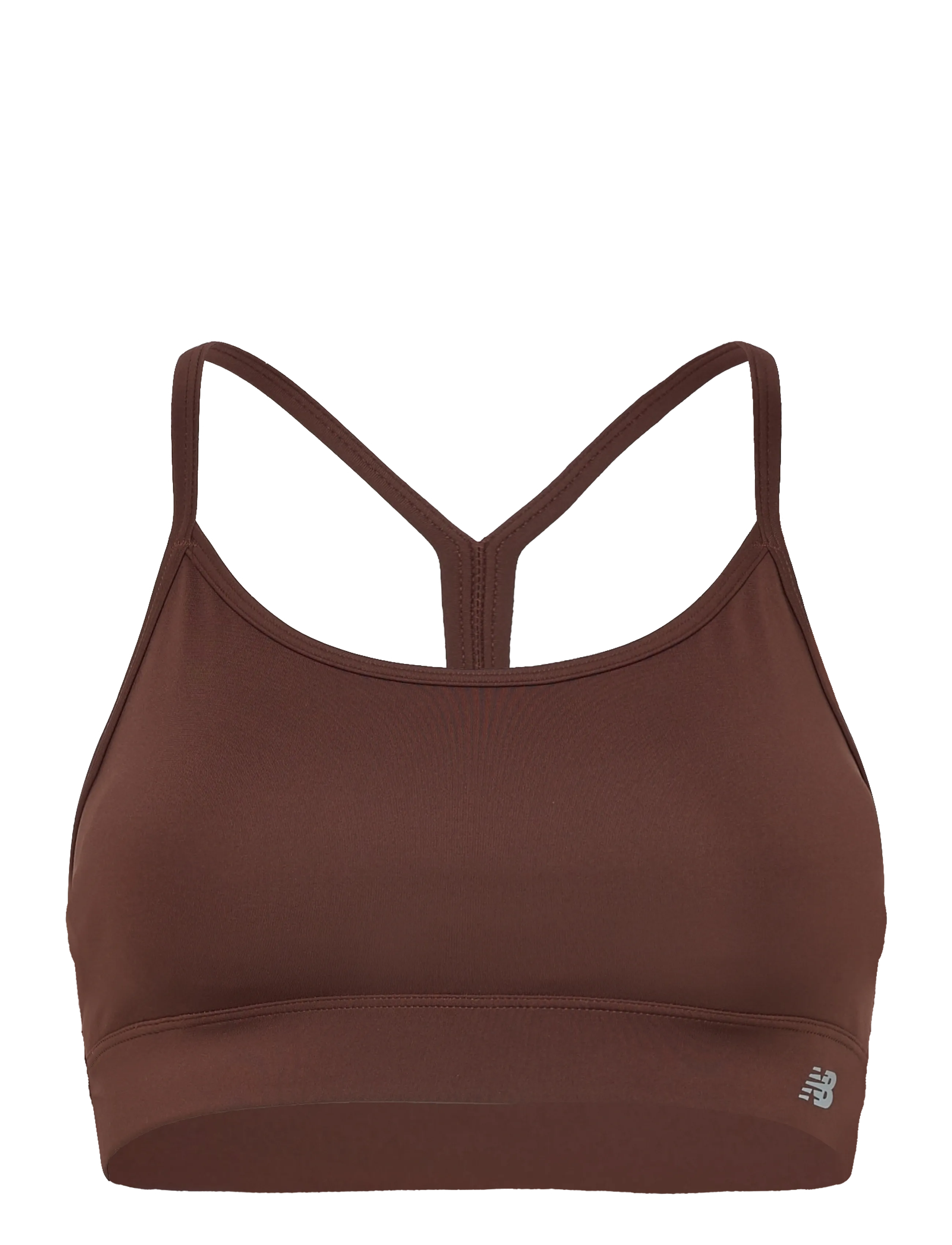 New Balance NB Essential Yoga Bra - New Balance - PUMPERNICKEL / brown