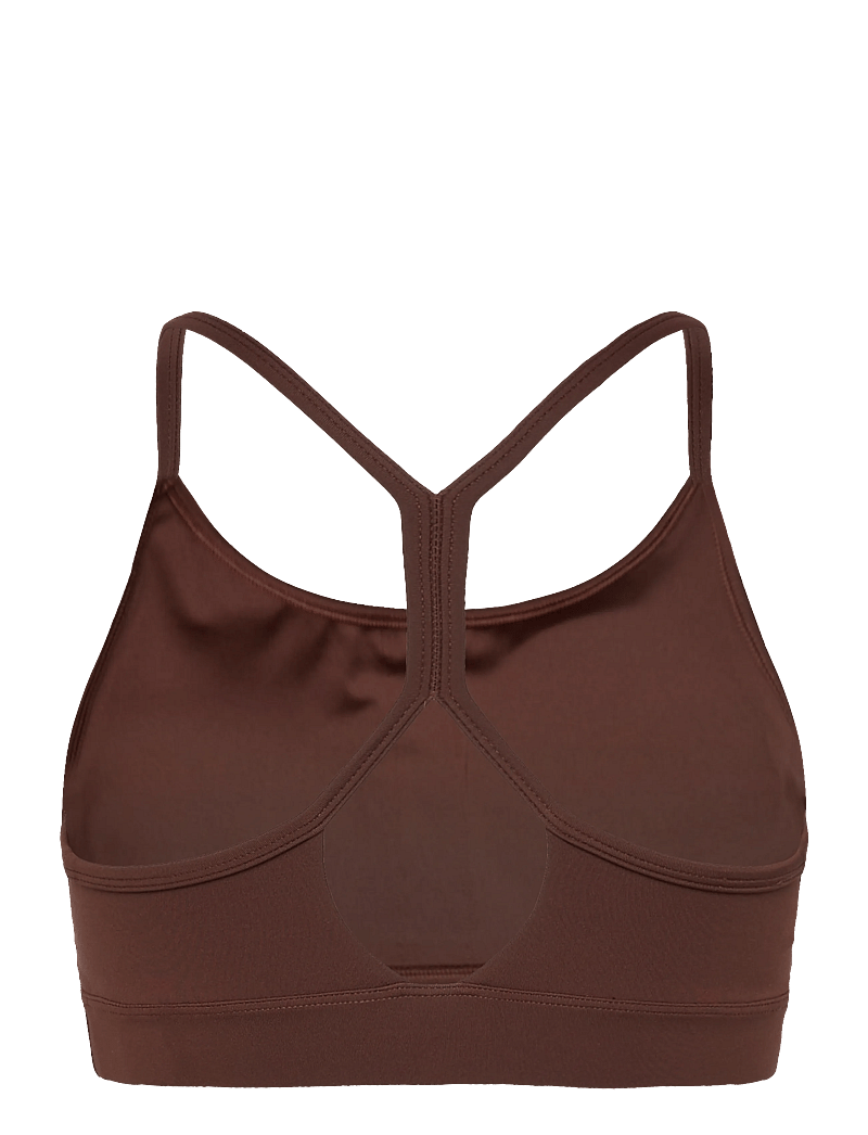 New Balance - NB Essential Yoga Bra - madal toestus - pumpernickel - 1