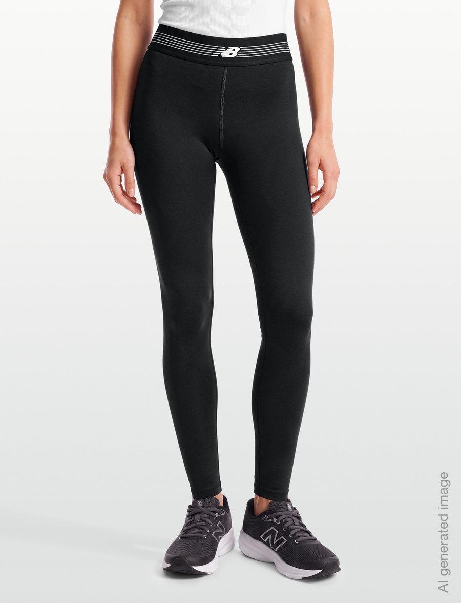 New Balance - AC Legging 25" - löpartights - black - 3