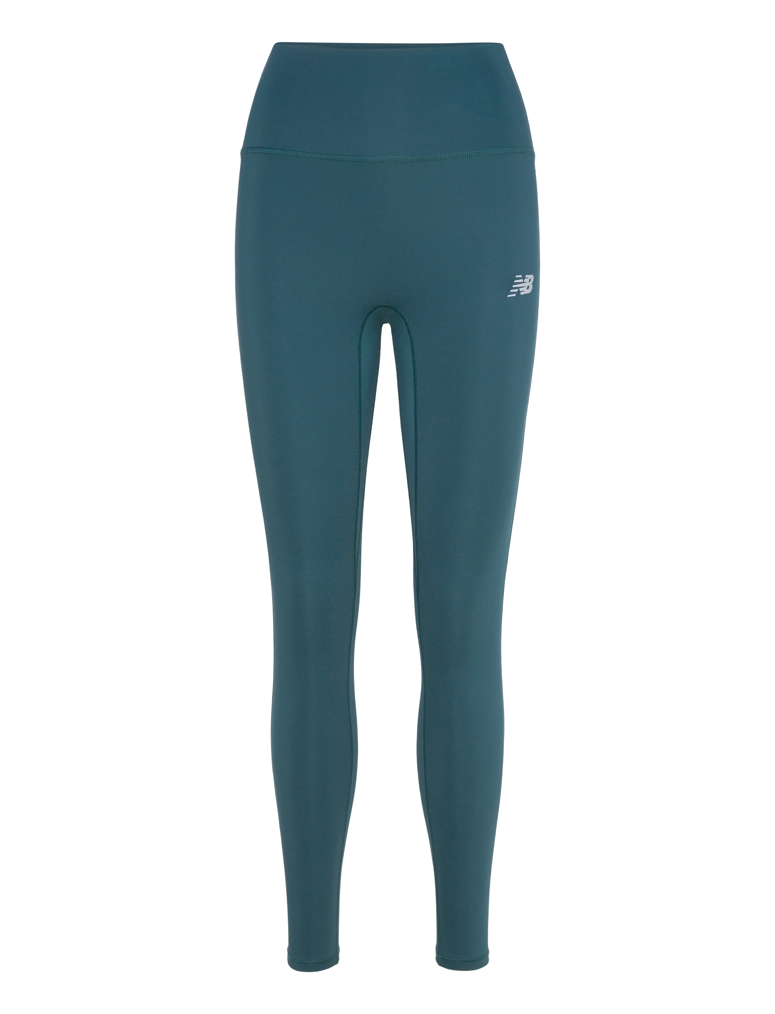 New Balance NB Essential High Rise Legging 25 - Püksid - MEDUSA GREEN / white