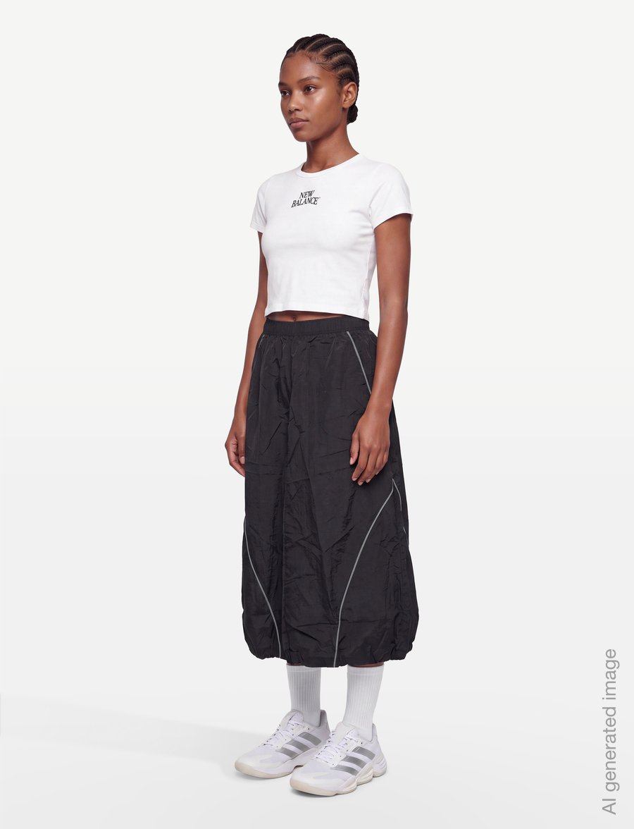 New Balance - Sport Legacy Skirt - kleider & röcke - dark night - 0