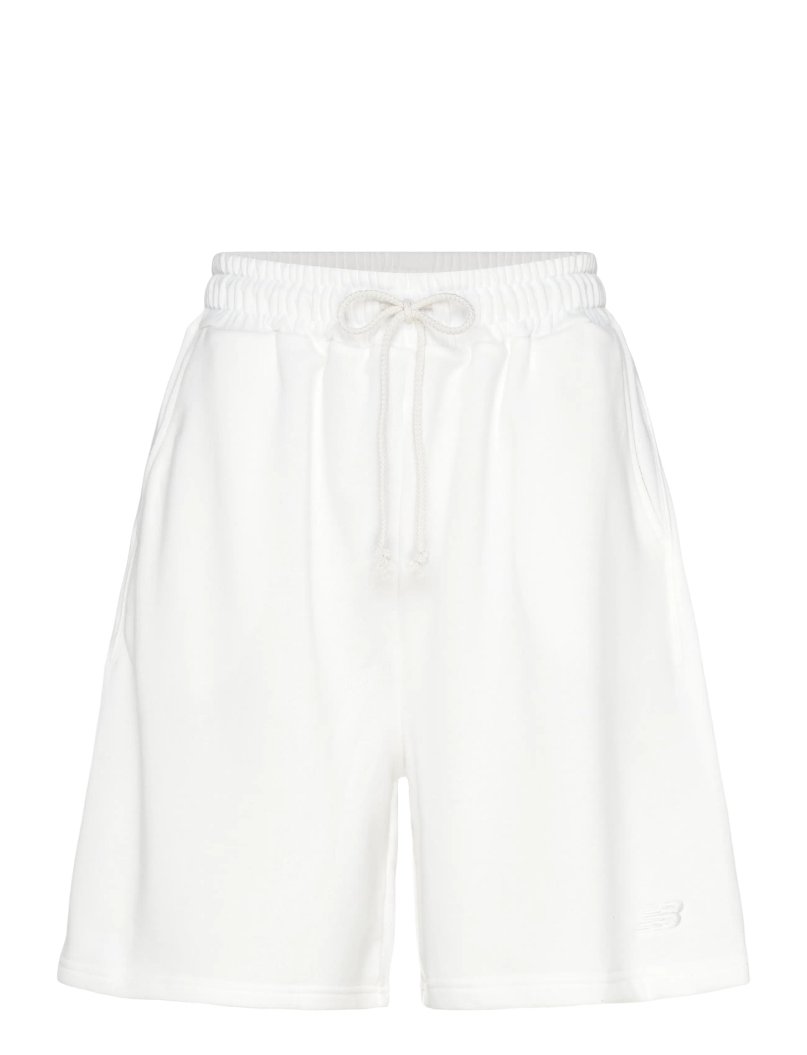 New Balance Coastal Fleece Bermuda Short - Püksid - SEA SALT / white