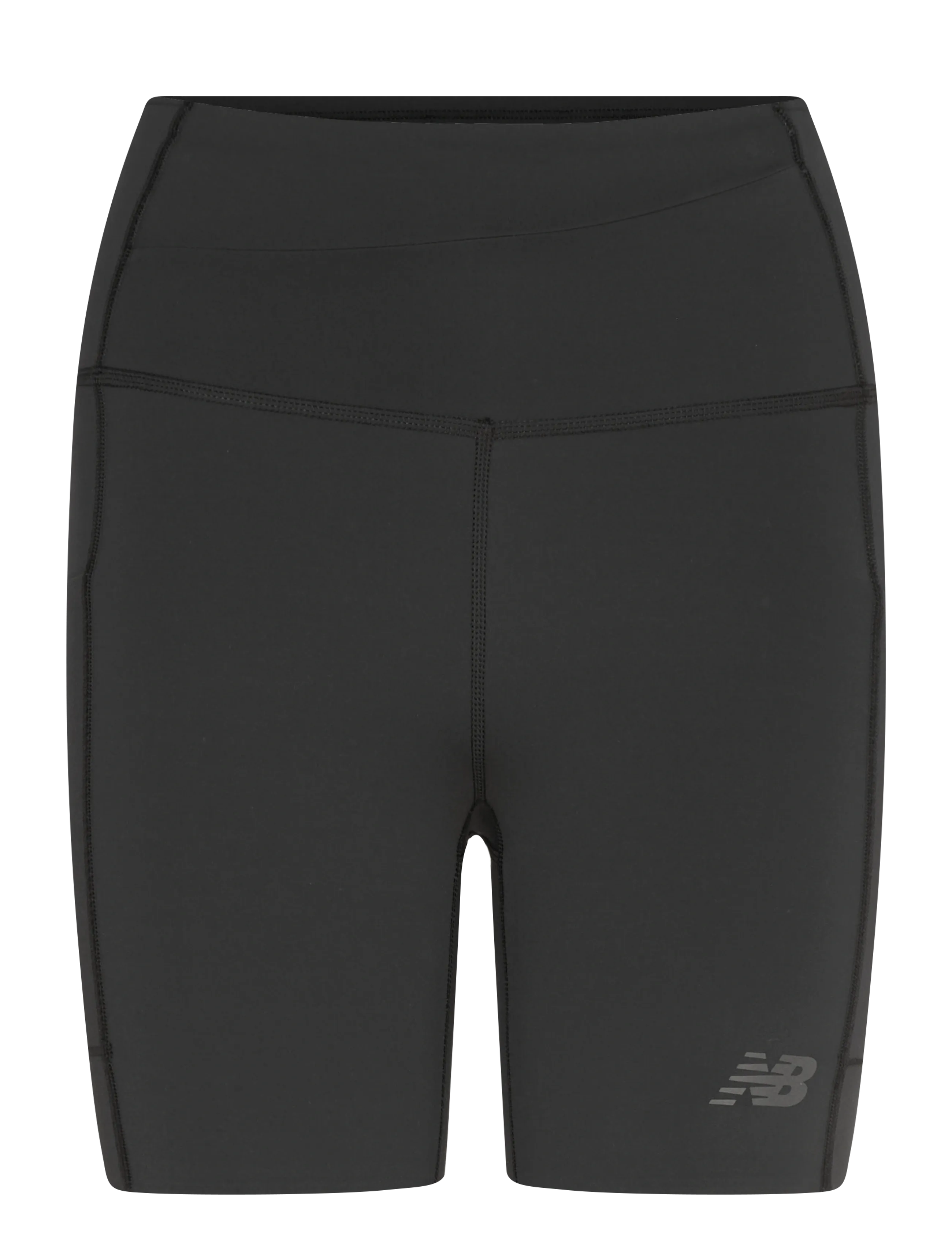 New Balance NB Sleek Storage Race Short 6" - New Balance - BLACK / black