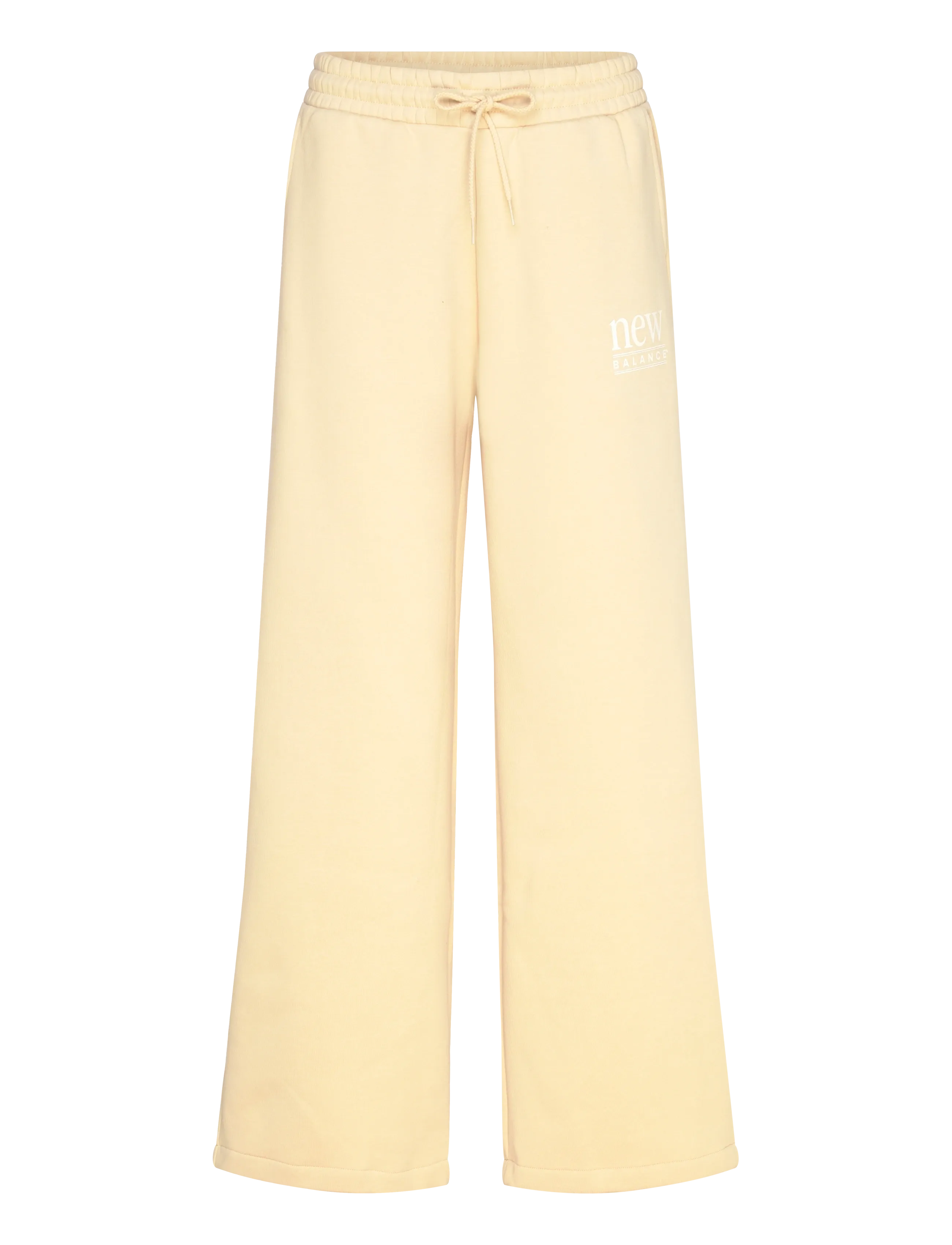 New Balance Reimagined Fleece Pant, Kvinder, Vide Ben Joggingbukser, Gul, Str: XL