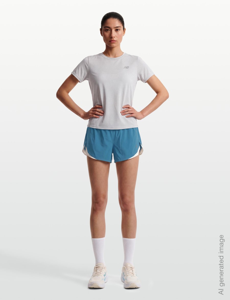 New Balance - RC Essential Short 3" - laufshorts - streamsong - 0