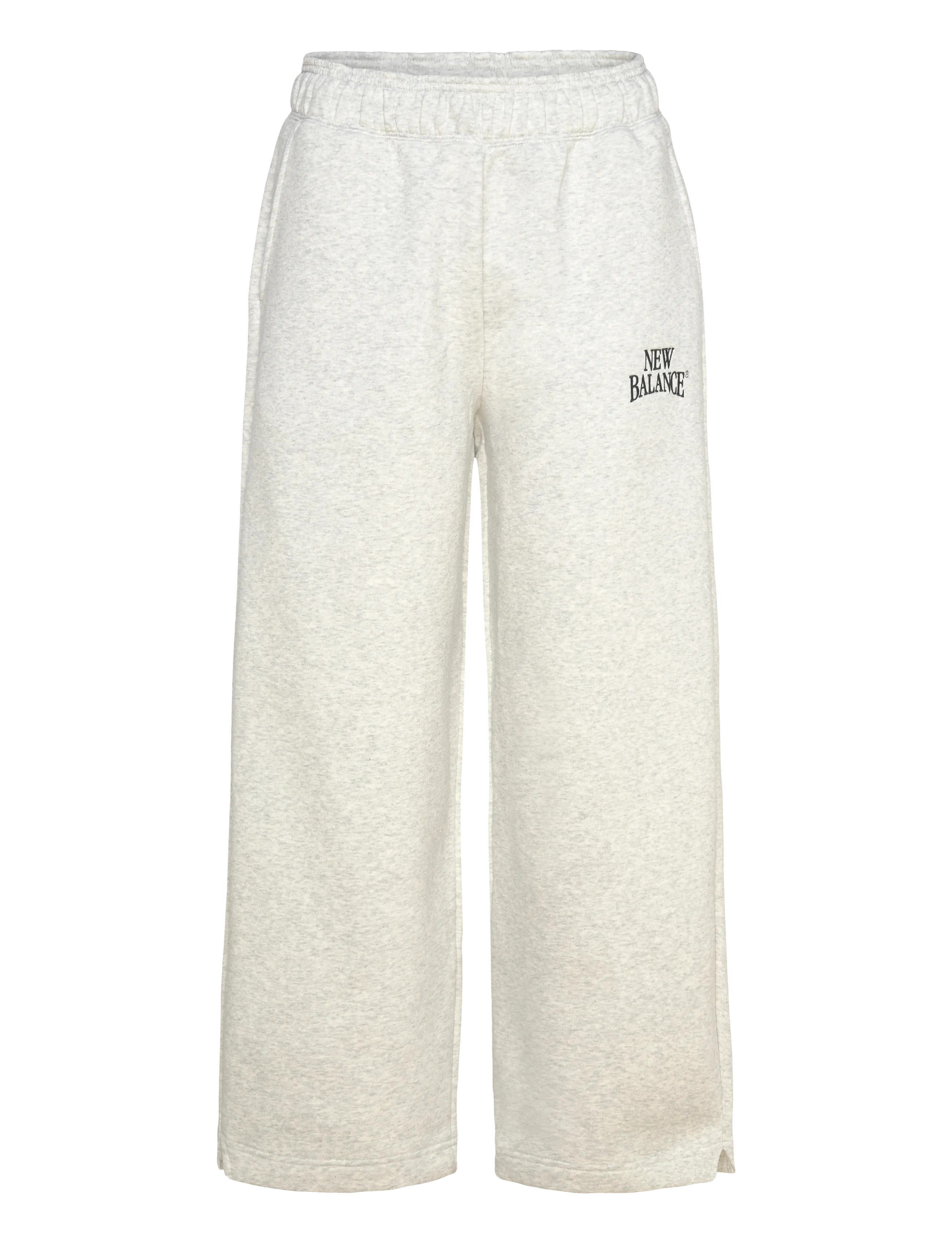 New Balance Linear Heritage Fleece Barrel Pant, L, Sport Pants, Grau - Sweatpants, Frauen