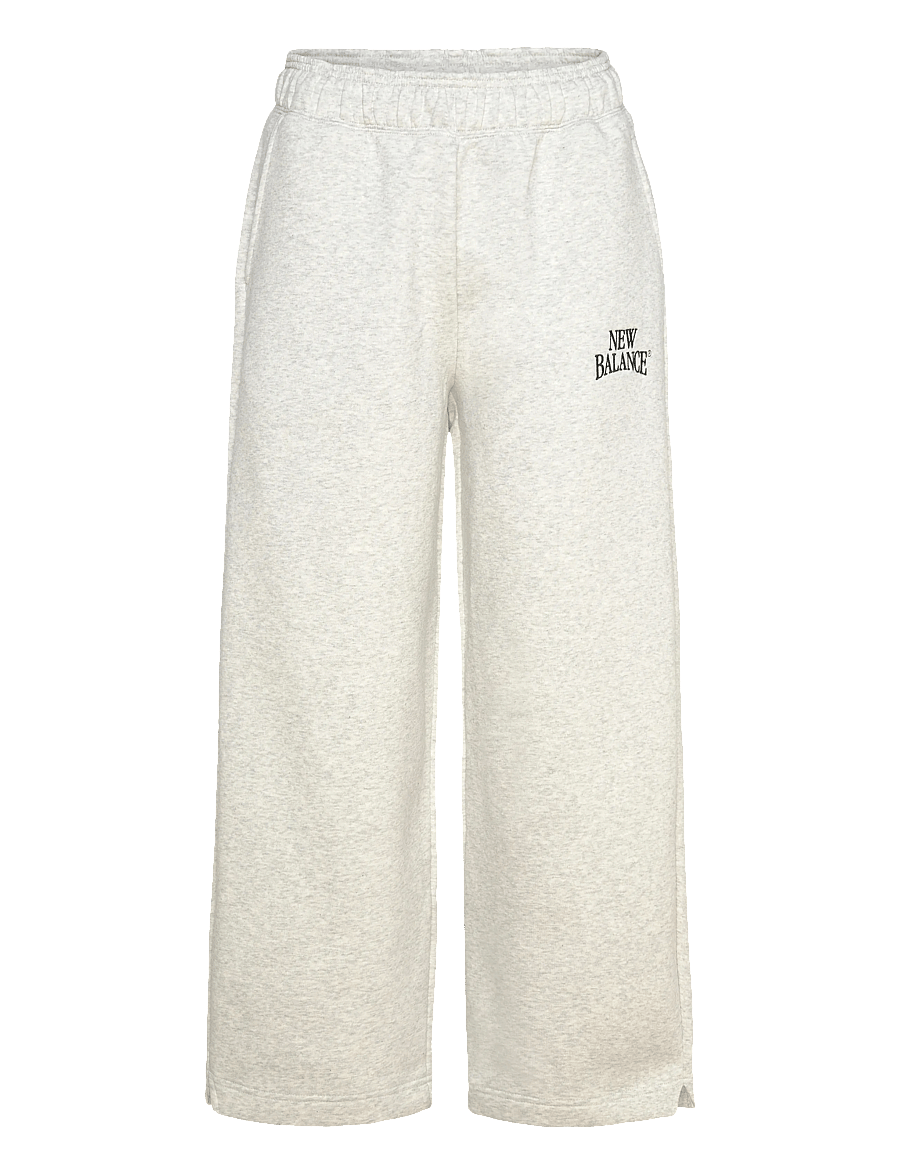 New Balance - Linear Heritage Fleece Barrel Pant - treninginės kelnės - ash heather - 0