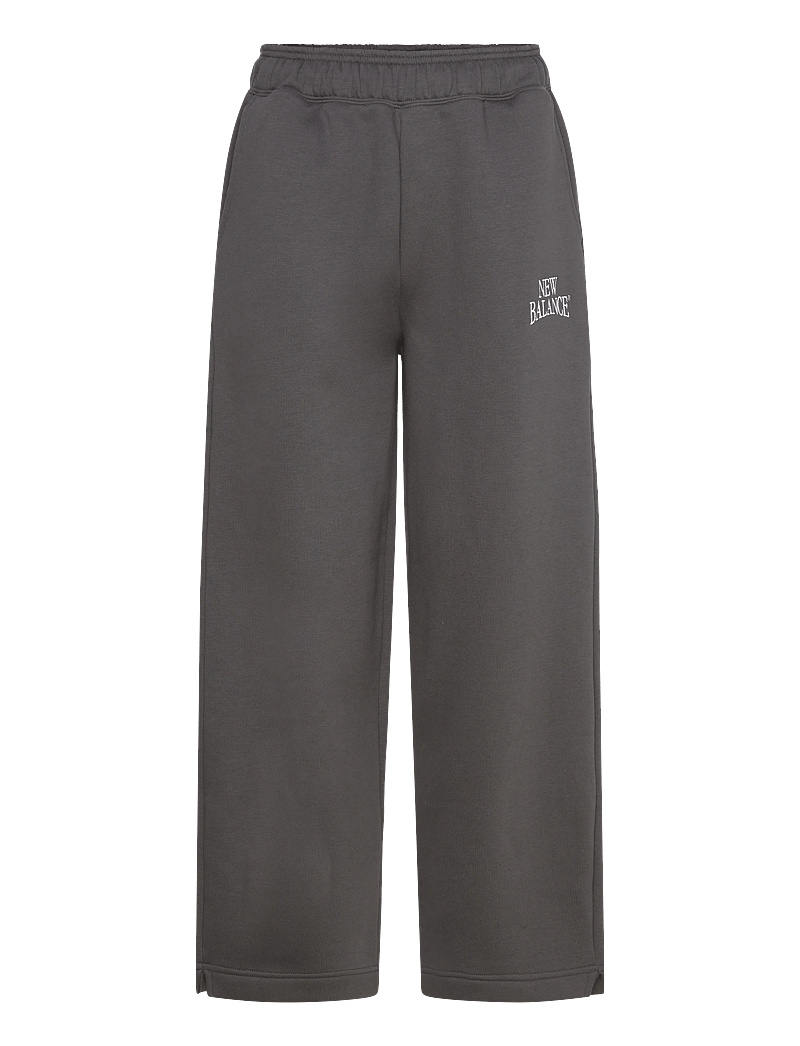 New Balance - Linear Heritage Fleece Barrel Pant - trainingshosen - faded black - 0