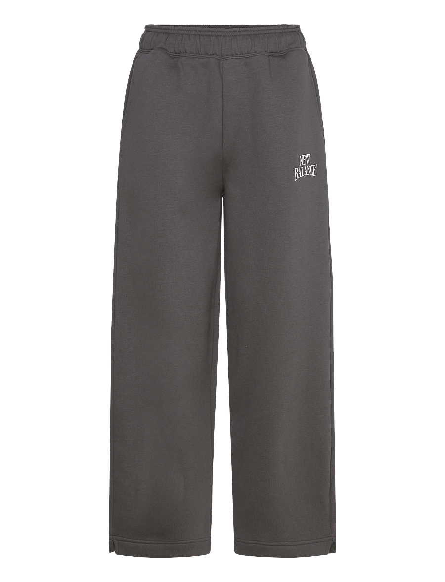 New Balance - Linear Heritage Fleece Barrel Pant - trainingshosen - faded black - 0