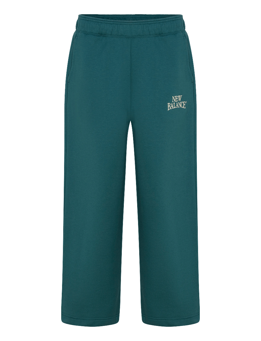 New Balance - Linear Heritage Fleece Barrel Pant - trainingsbroek - medusa green - 0