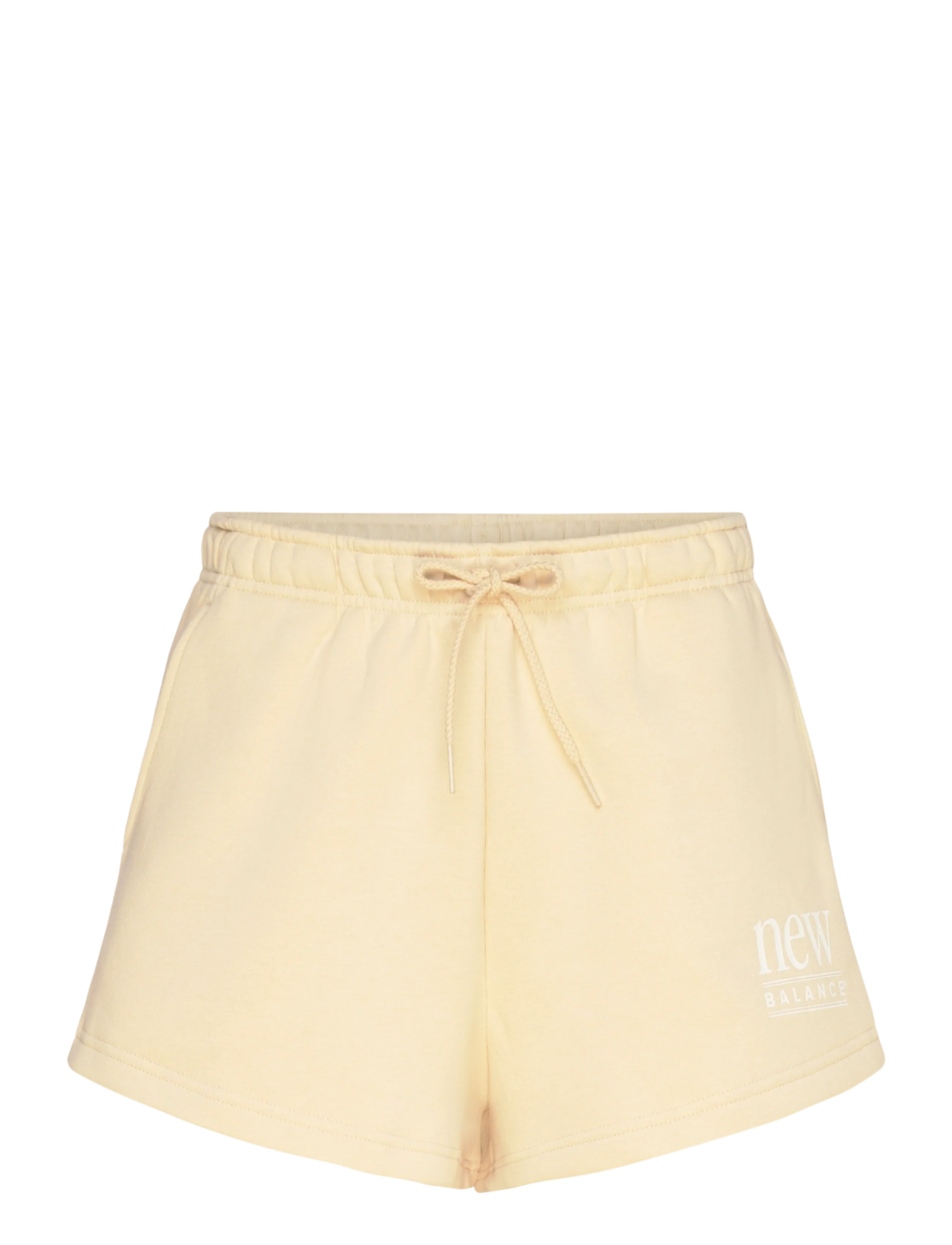 New Balance Reimagined Fleece Short - Šorti - TOASTED SESAME / yellow