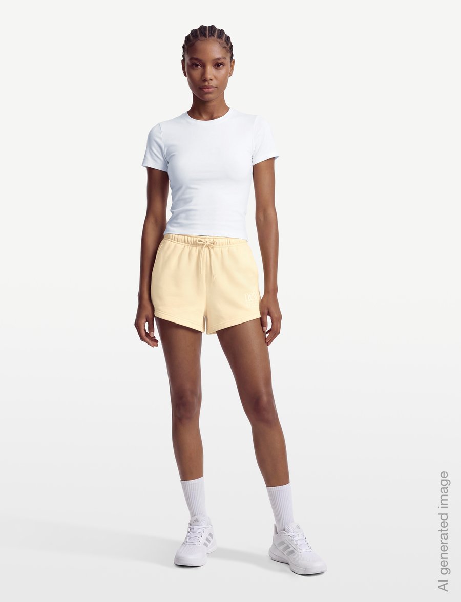 New Balance - Reimagined Fleece Short - shorts - toasted sesame - 0