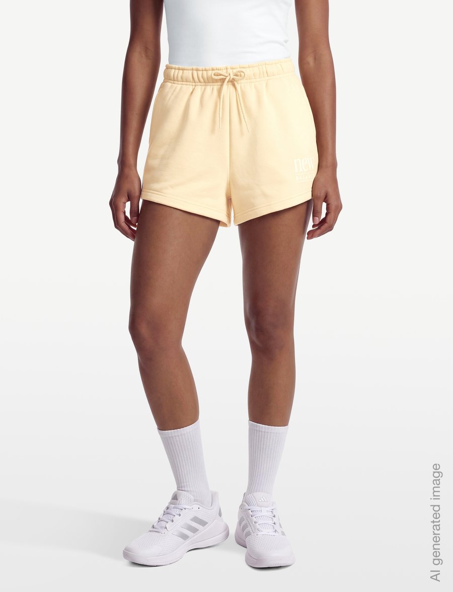 New Balance - Reimagined Fleece Short - shorts - toasted sesame - 3
