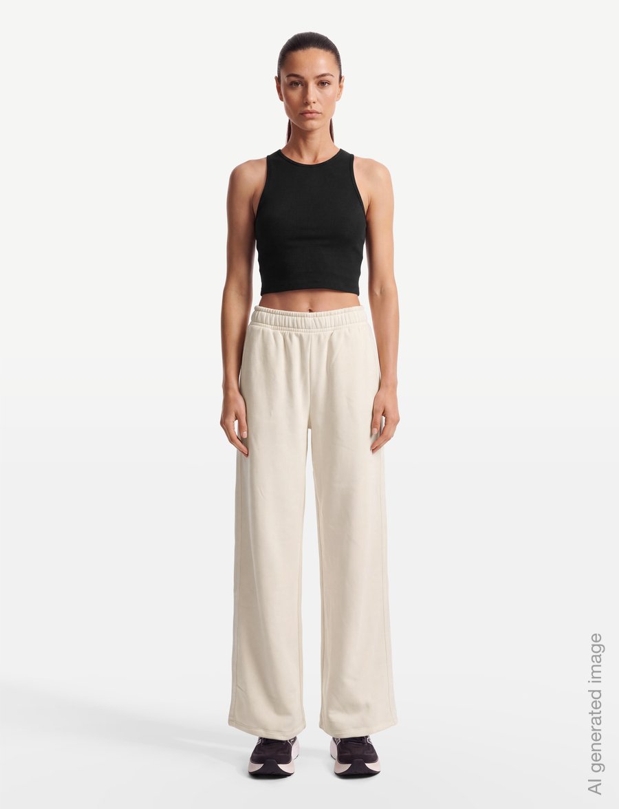 New Balance - Brushed Coastal Fleece Pant - trennipüksid - linen - 0